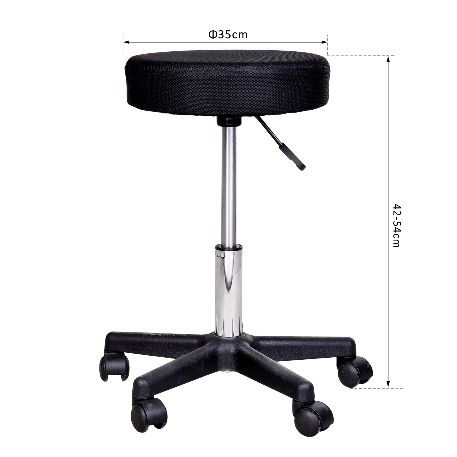 Height Adjustable Swivel Massage Stool with Three Color Protective Covers