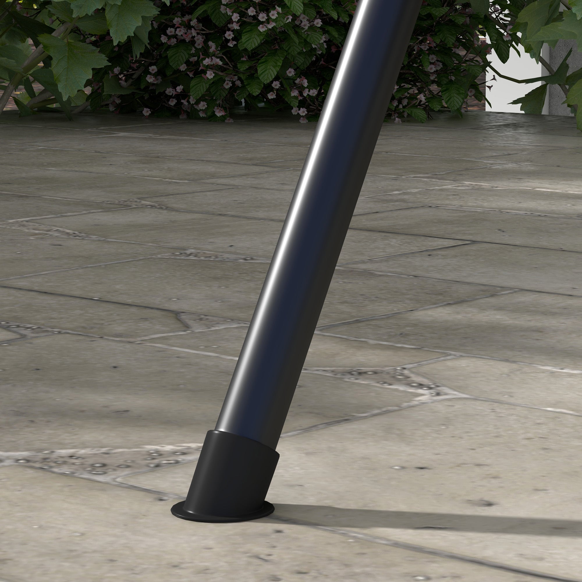 Hollywood Swing with Seat Cushion, 3-Seater Garden Swing with Adjustable Sunshade, Swing Bench Holds up to 240 kg, for Garden, Terrace, 172 x 110 x 153 cm, Gray