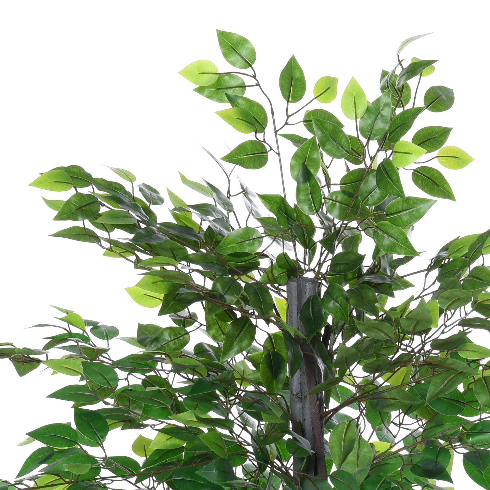 Artificial Ficus Tree Large 145 cm, Artificial Tree, Artificial Plant, Plastic Artificial Plant in Pot, Fake Plant Like Real for Living Room Bedroom Office Garden Modern Decoration Gift