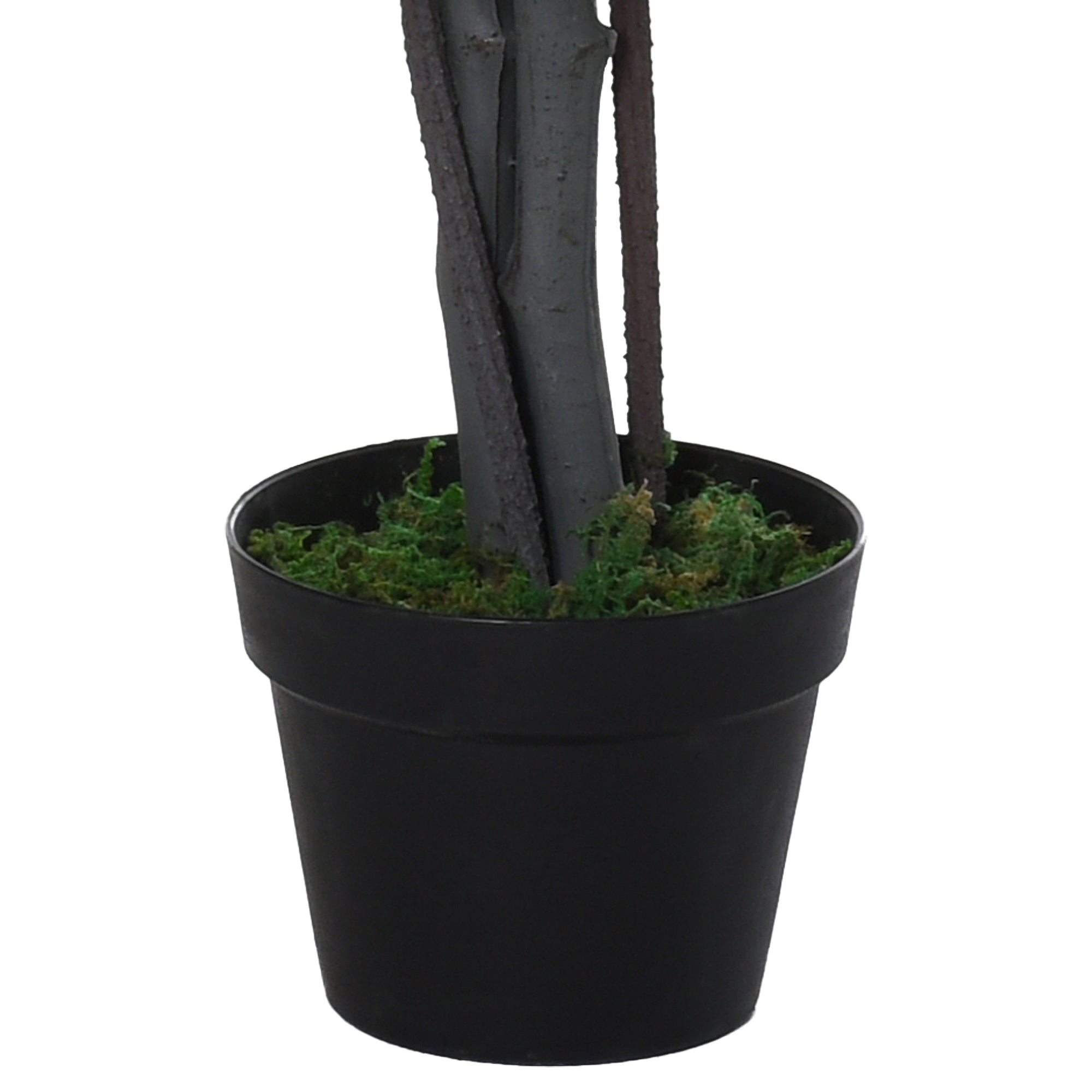 Artificial Ficus Tree Large 145 cm, Artificial Tree, Artificial Plant, Plastic Artificial Plant in Pot, Fake Plant Like Real for Living Room Bedroom Office Garden Modern Decoration Gift