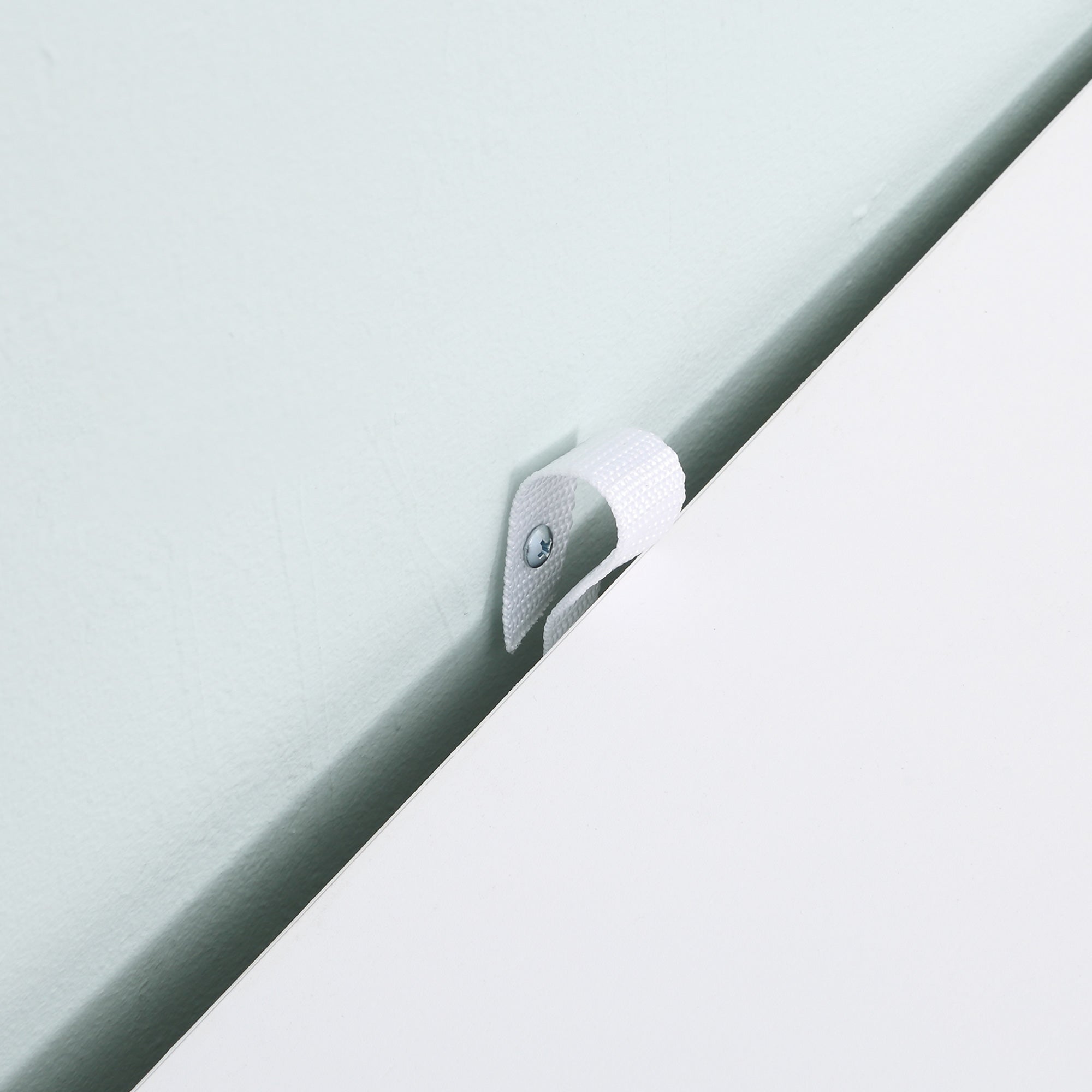 Nightstand Bedside Table with 2 Drawers and Steel Legs Modern Style Side Table for Living Room Bedroom 45x39x48 cm White and Oak