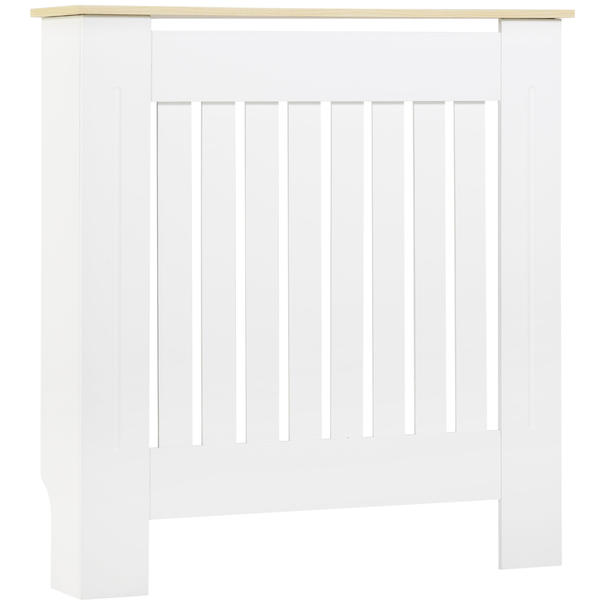 HOMCOM Cache-Radiateur 78x19x83 cm - Cache-Radiateur MDF pour Salon, Chambre, Couloir Blanc