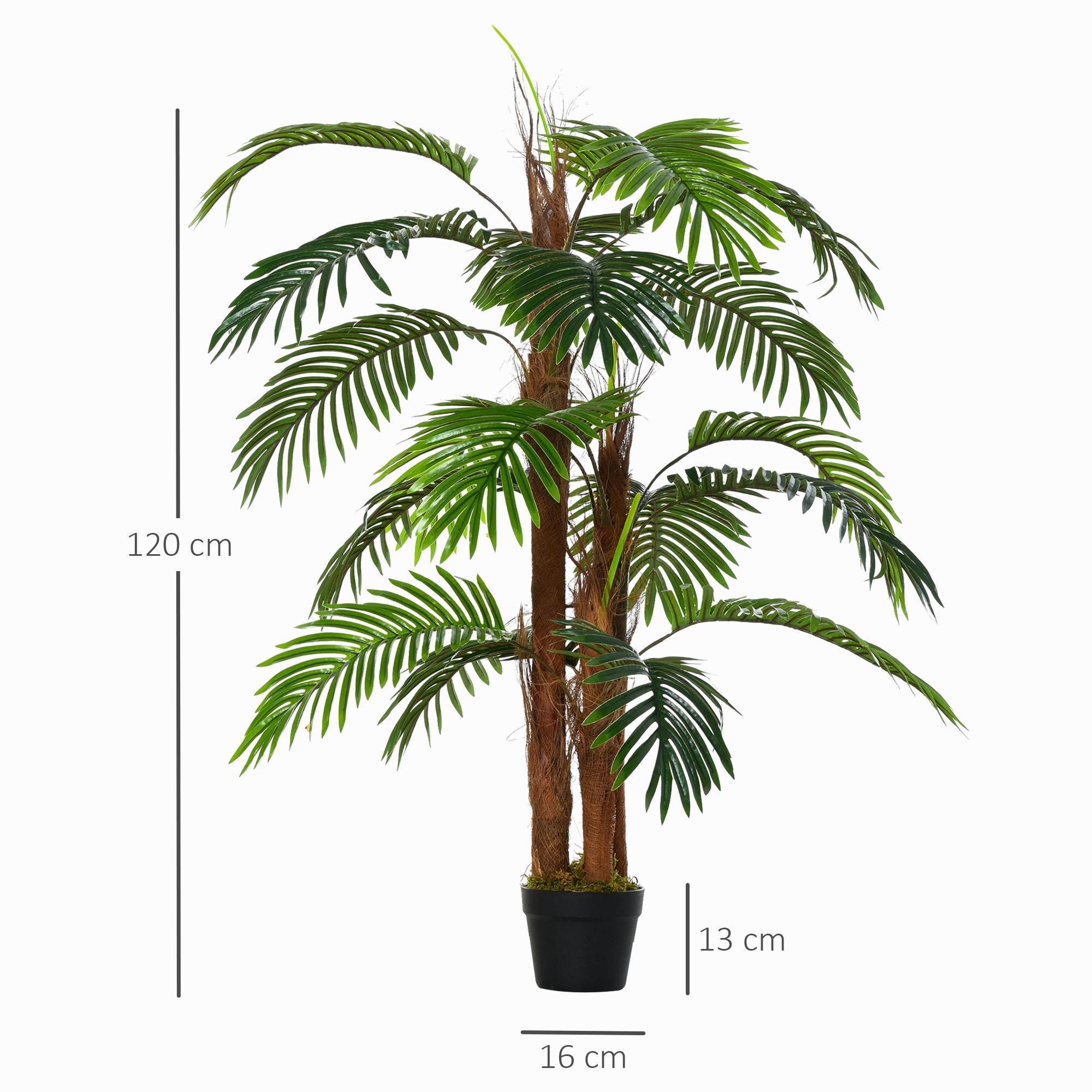 artificial plants 120 cm artificial palm tree palm artificial plant artificial tree artificial plants in pot indoor decorative plant office plant plastic pot for indoor and outdoor