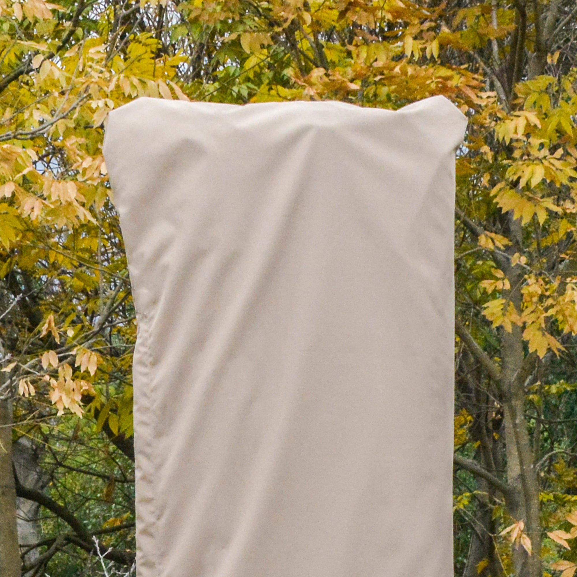 Umbrella Cover Weatherproof Windproof Drawstring Closure Easy Clean Outdoor for Cantilever Umbrella Ø60 x 160 cm Khaki