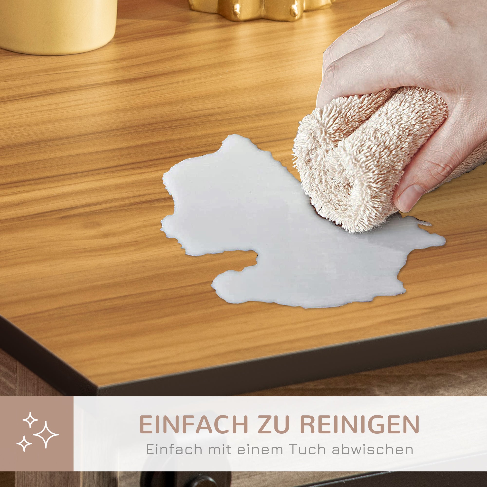 Dog Crate Furniture with Two-Room Option, 2 Doors Modern Metal Dog Crate for Indoor Home, Indoor Dog House for Large Dogs up to 30 kg, 120 x 60 x 88.5 cm Oak