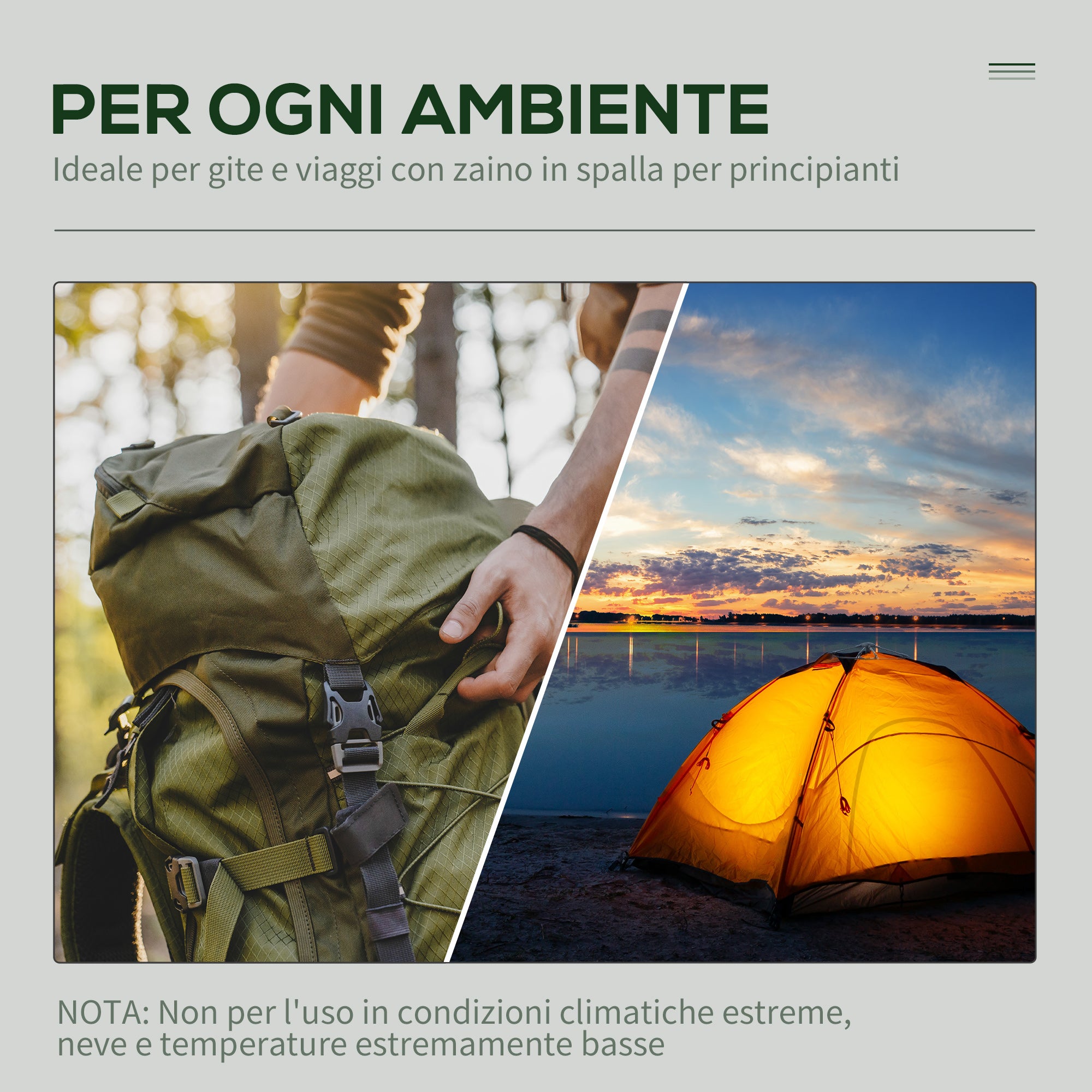 Pop-Up 4-Person Camping Tent, Beach Tent with Carry Bag, Lamp Hooks, and Storage Pockets, UV Protection, 210x210x135 cm
