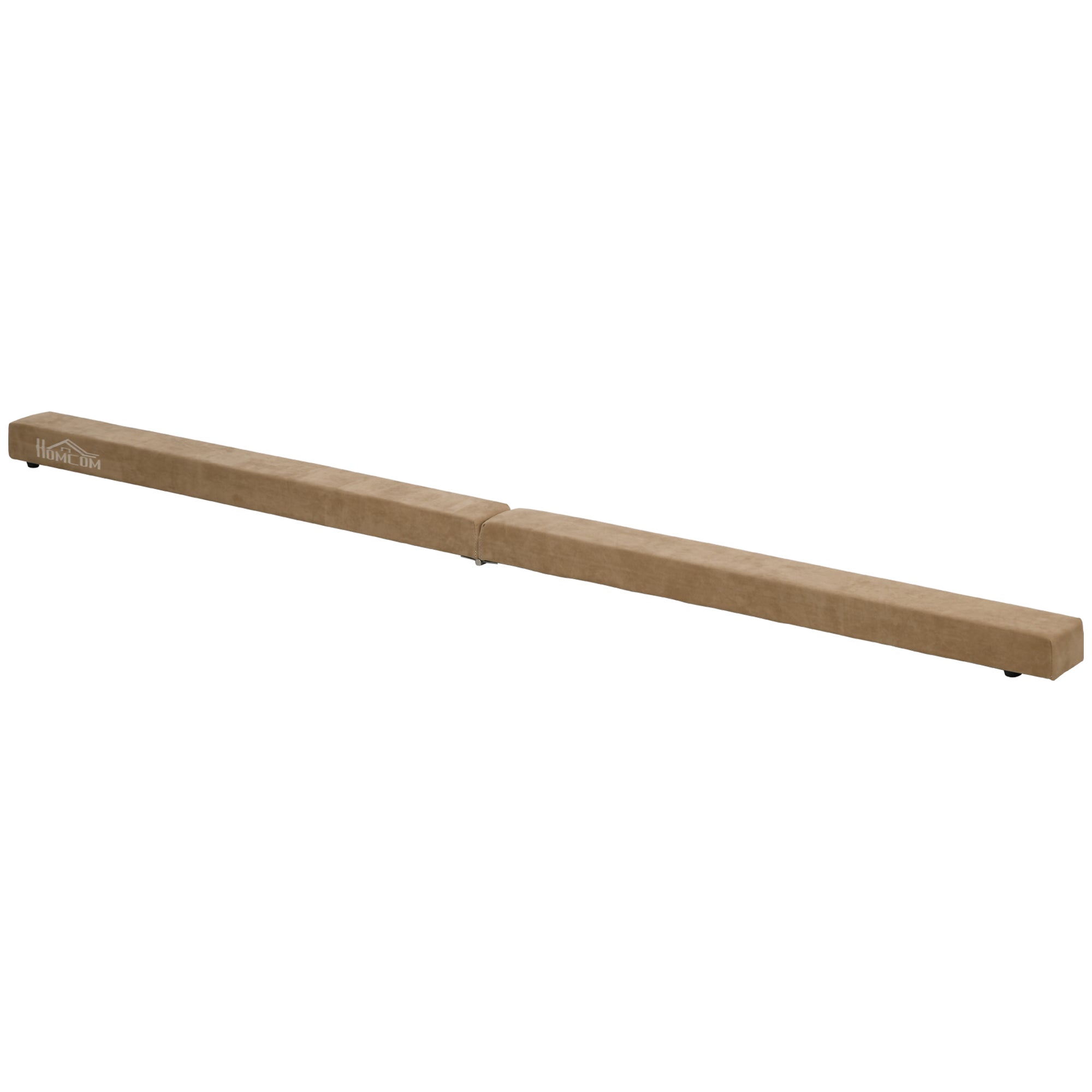 210cm Foldable Gymnastics Balance Beam for Kids and Adults Beam Gymnastics, Training Equipment Balancing Beam for Home Fitness Training Gymnastics, Brown