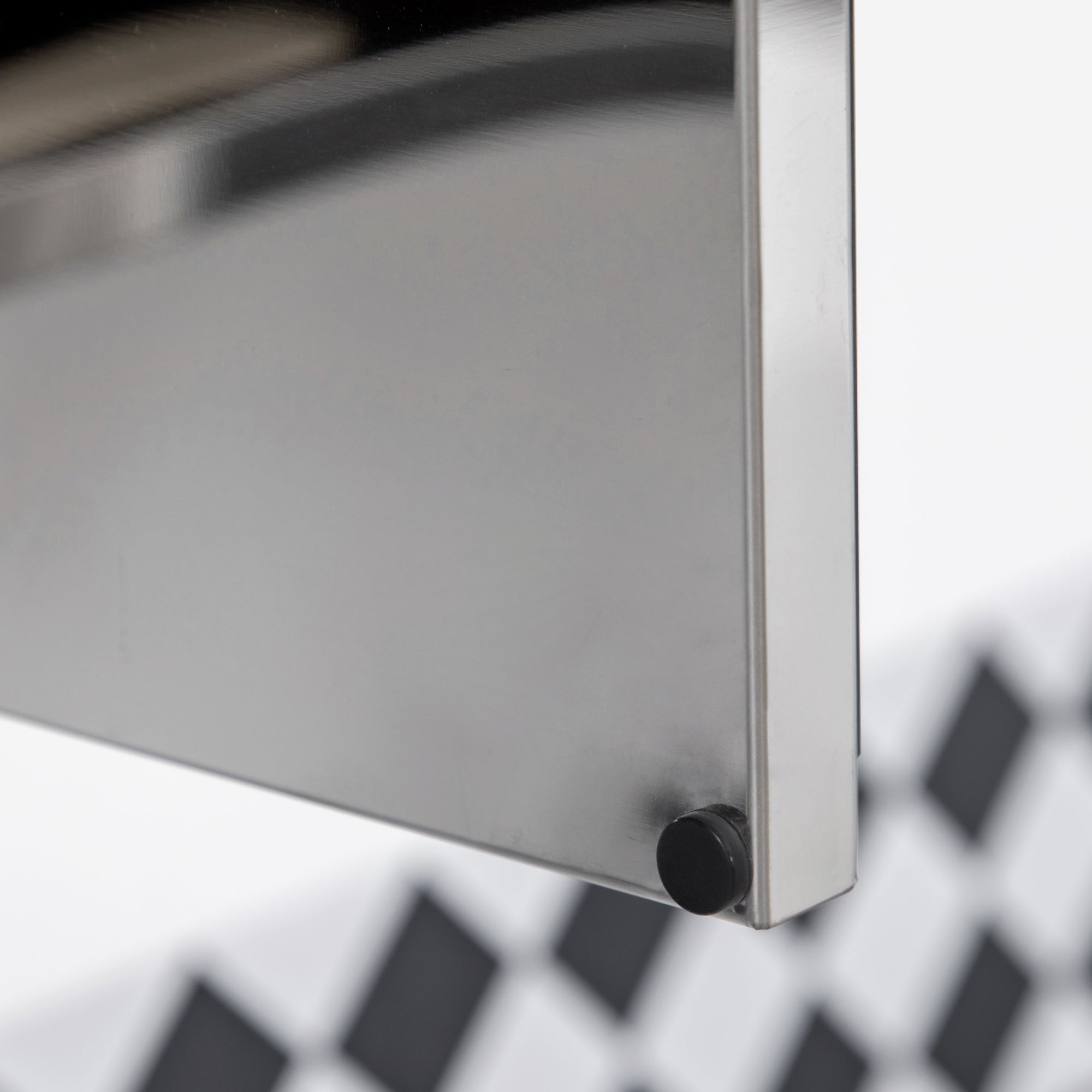 Mirrored Cabinet, Bathroom Cabinet with 3 Glass Doors, Hanging Cabinet, Storage Cabinet with 5 Shelves, Bathroom Cabinet, Wall Cabinet, Stainless Steel, Silver, 70 x 12 x 55 cm