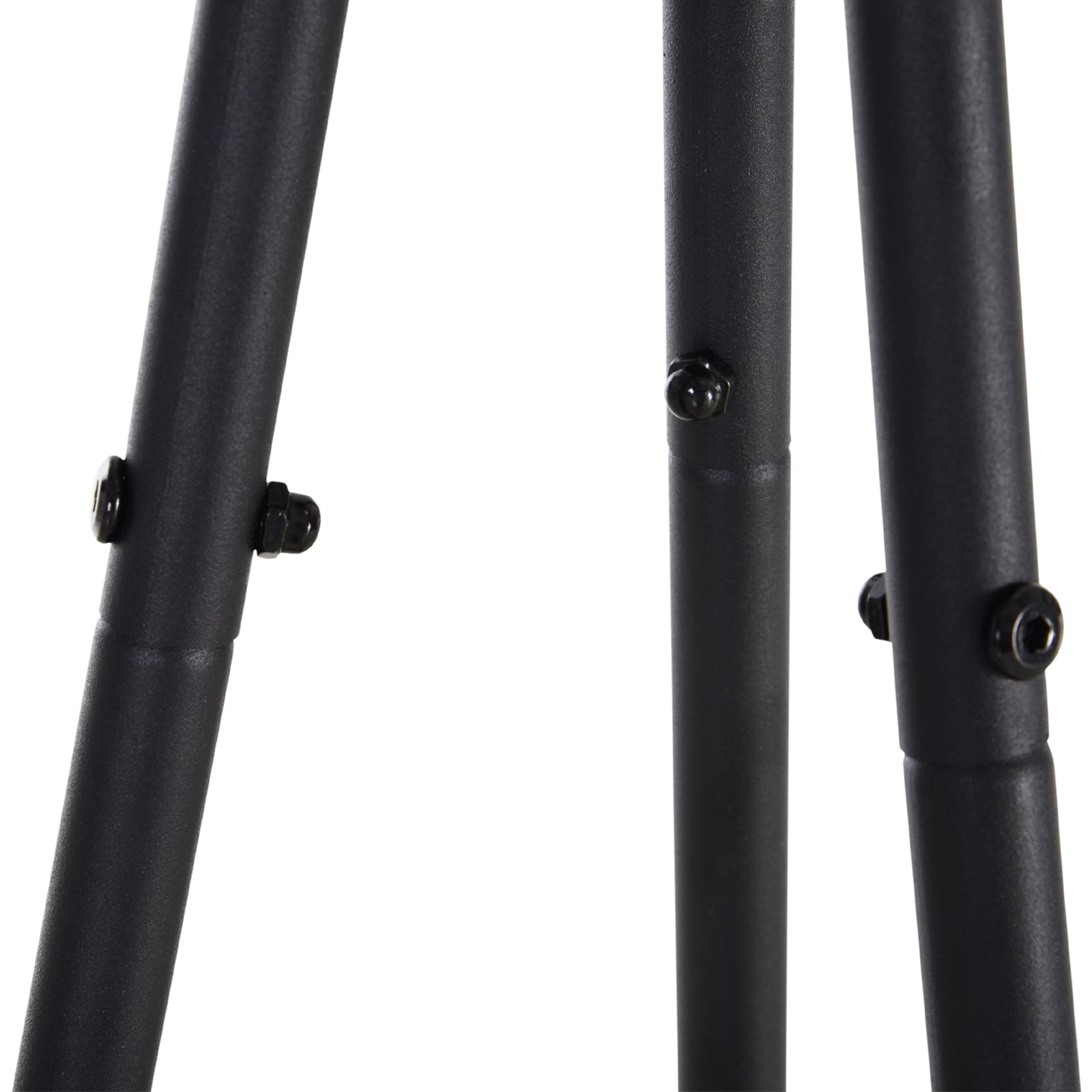 Metal Coat Rack Tree-Shaped Coat Rack for Hanging Clothes Bags Hat 6 Hooks with 2 Shelves 32.5x45.5x182cm