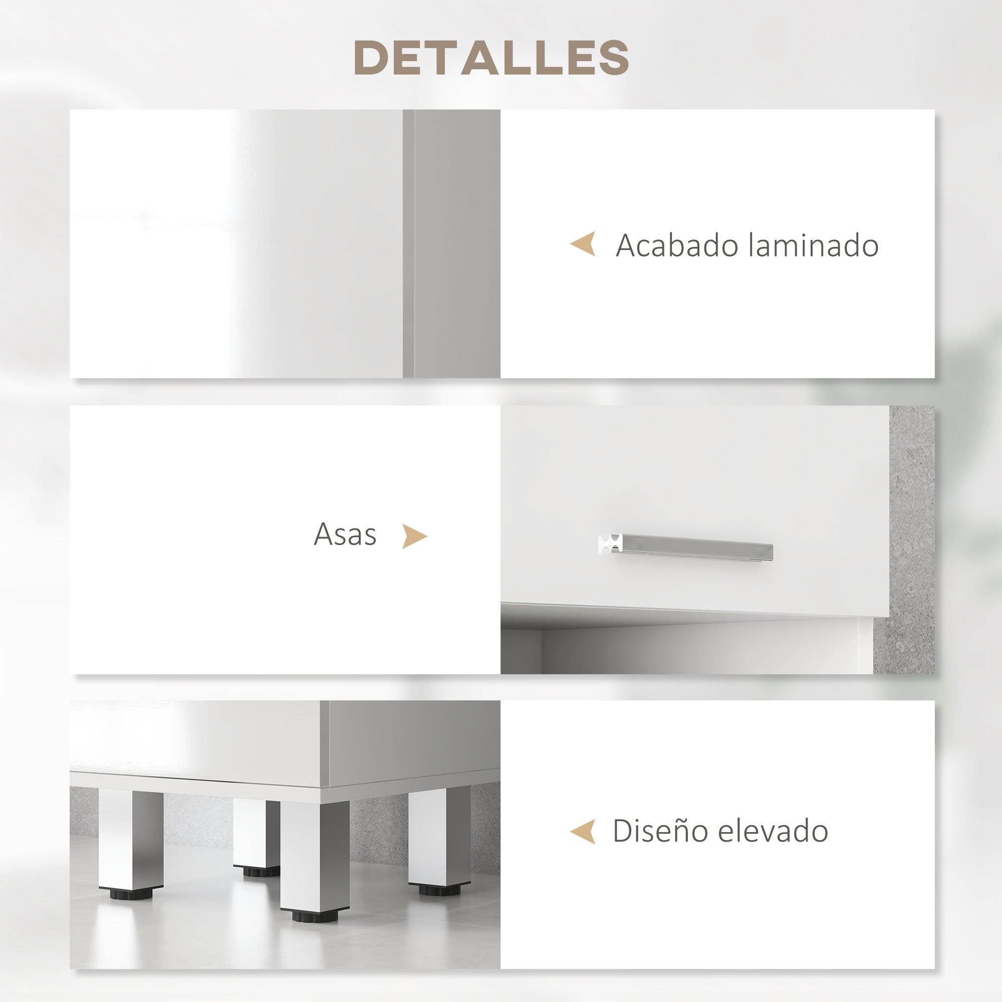 Modern Bathroom Cabinet with 1 Drawer, 3 Adjustable Shelves, and 2 Cabinets Storage Cabinet for Living Room Bedroom 30x30x180 cm White Gloss