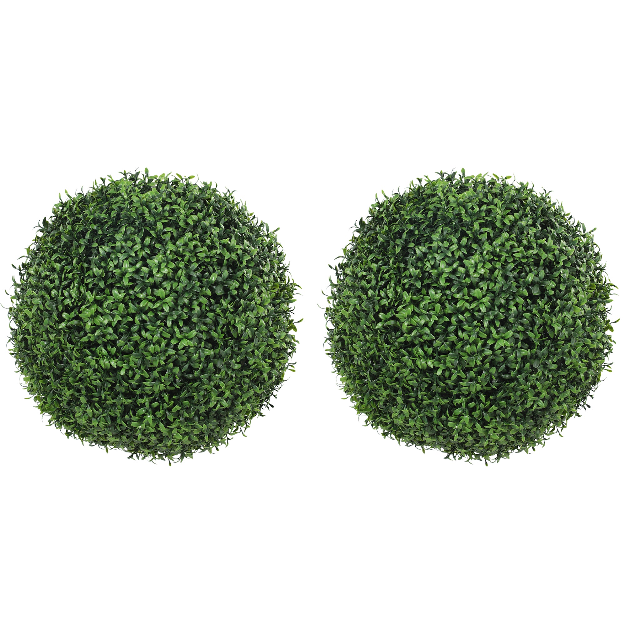 2-Pack Artificial Eucalyptus Topiary Balls Ø52 cm (20.5 in) – UV-Resistant Realistic Faux Plants for Home, Office, Garden, Patio – Decorative Gift