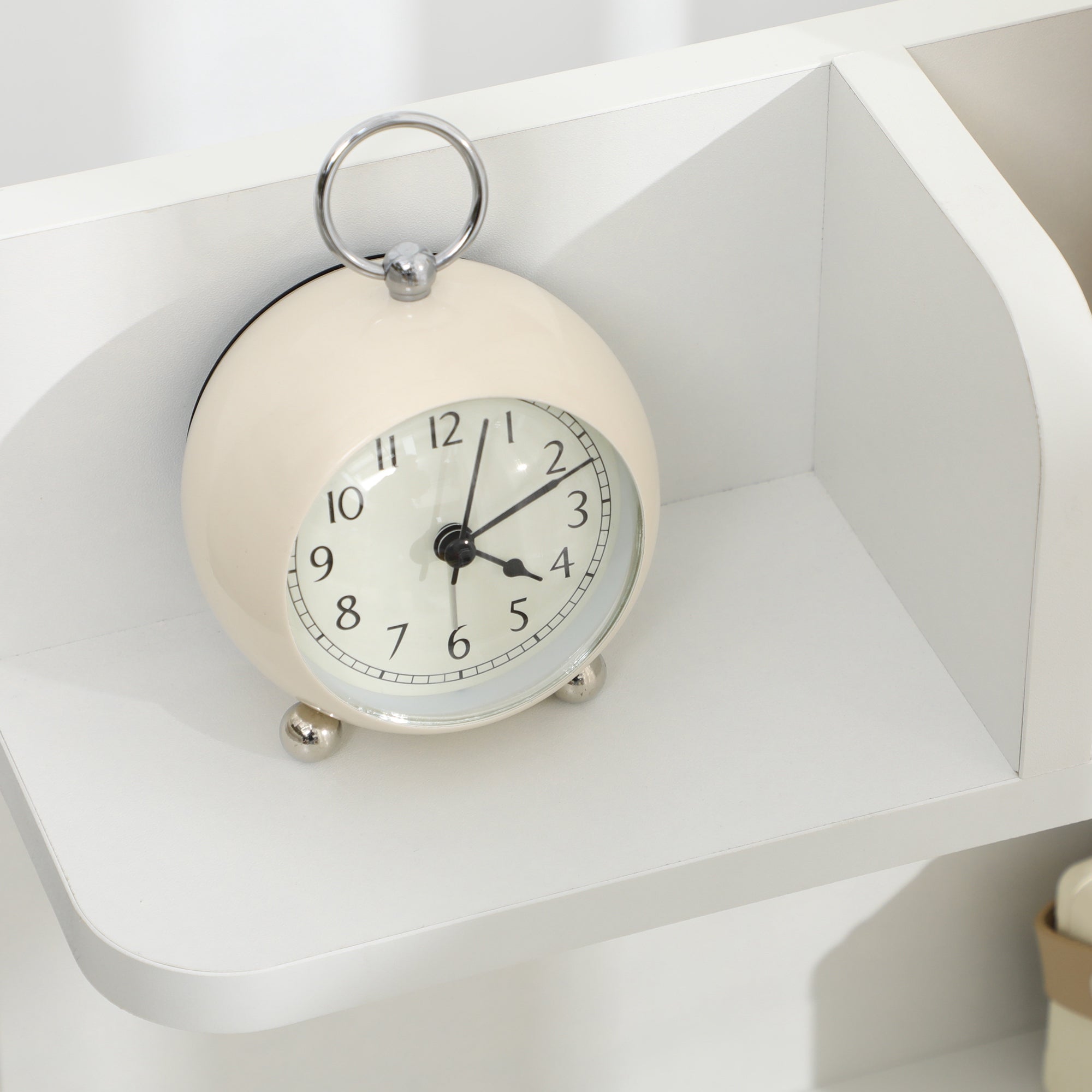 Modern Nightstand Bedside Table with 2 Drawers and 3 Storage Compartments for Living Room Bedroom Load 30 kg 40x30x60 cm White