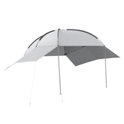 Rear Tent Car Awning Waterproof Car Awnings Tent incl. Steel Frame, Rain Shelter, Sun Shade, Lightweight Portable for Truck, RV, Van, Outdoor Camping Travel, 3 x 2.6 x 2.3-2.6 m