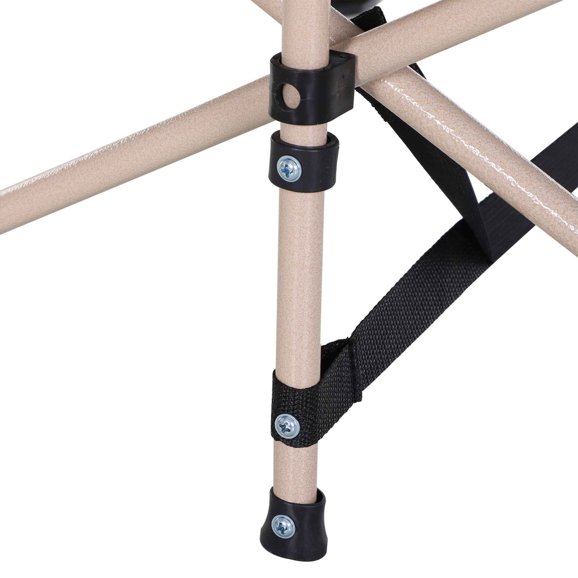 Folding camping bed with carry bag 190 x 68 x 52 cm Camping bed up to 150 kg Guest bed for adults Folding bed for indoor, outdoor, garden camping trips Green