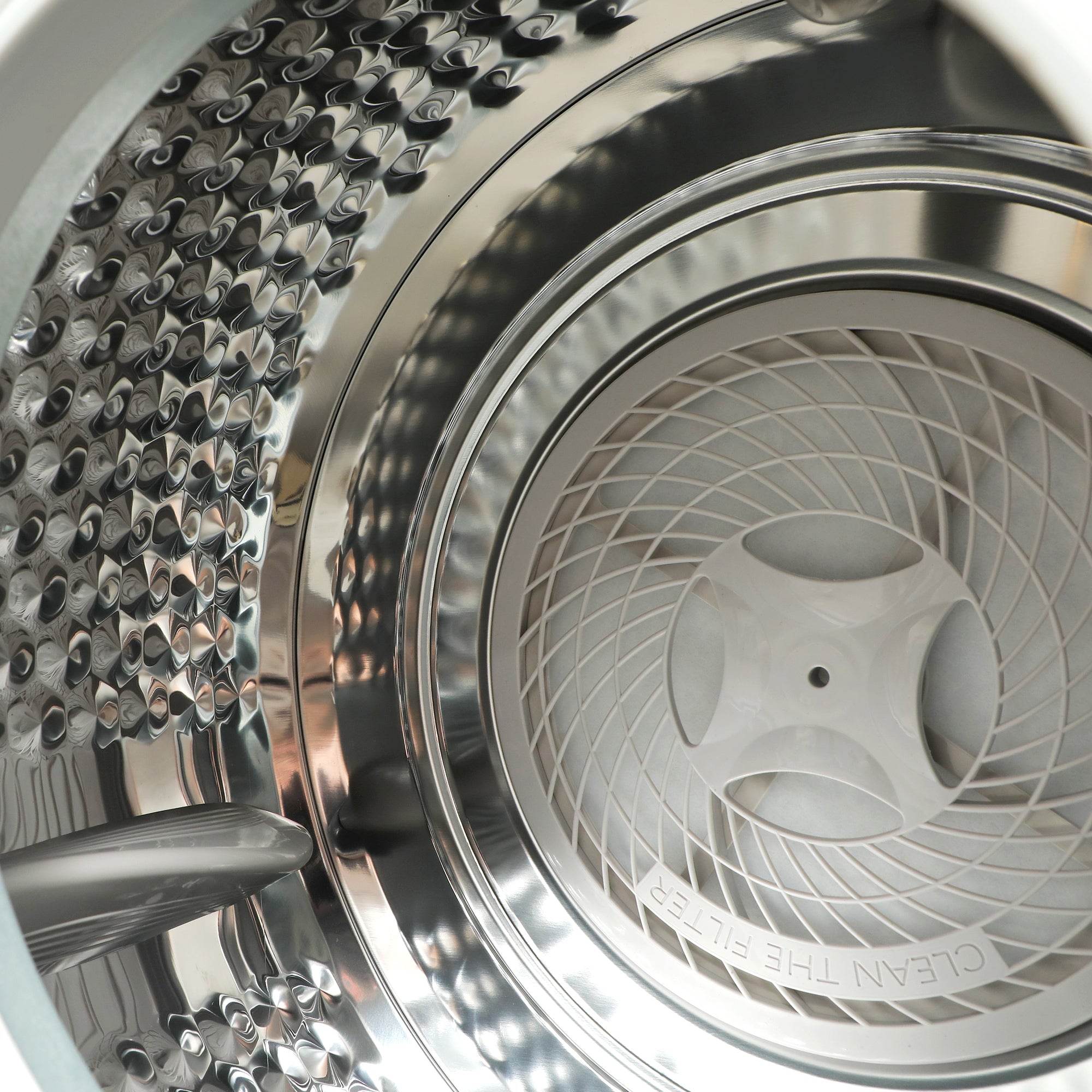 Compact Vent Tumble Dryer Electric 800W 4Kg with 5 Drying Modes, Stainless Steel Drum, Front Load, for Apartment, House, RV, White