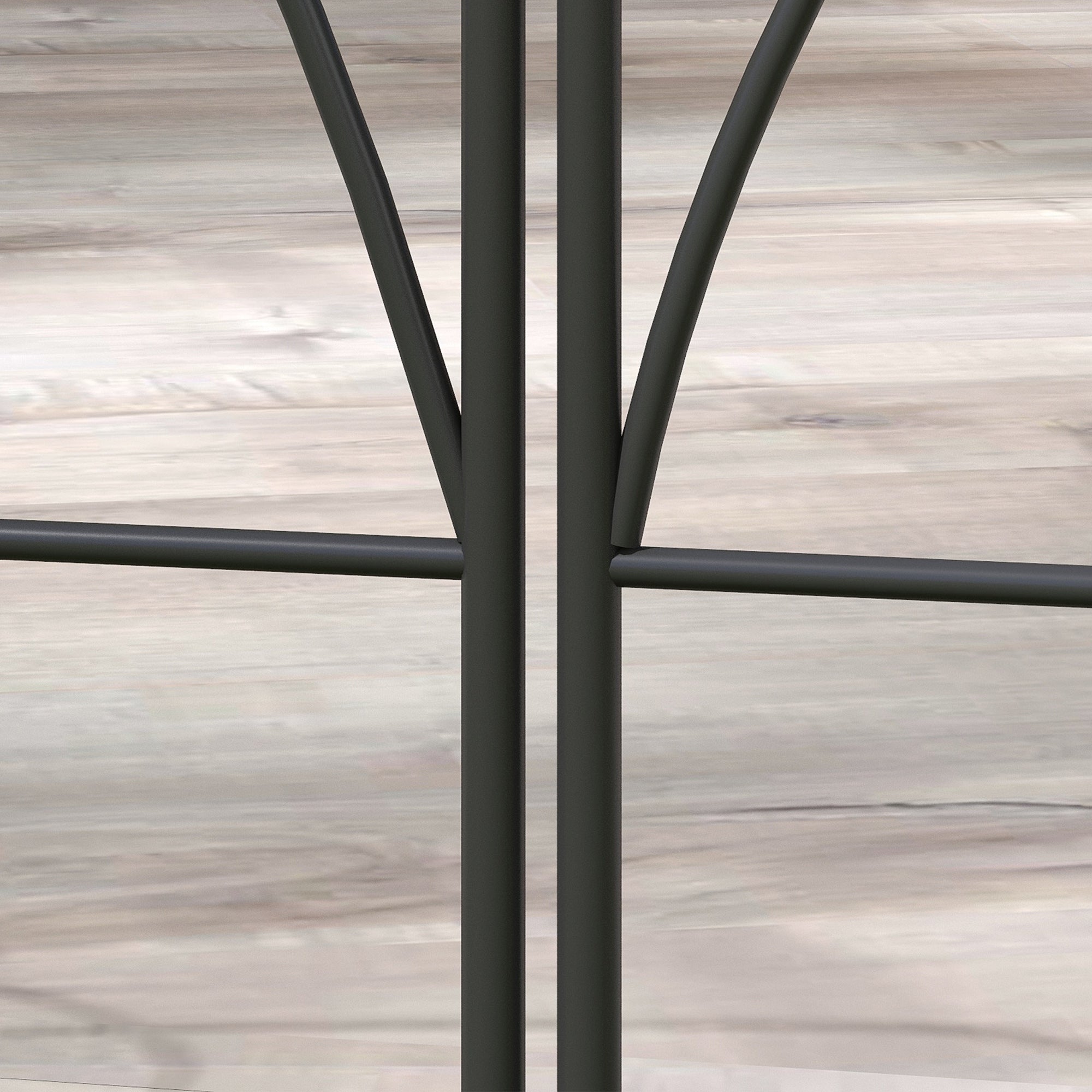 Garden Fences 205x45.5 cm Set of 5 Decorative Metal Garden Fences Free Combination Animal Barrier for Terrace Patio Lawn Black