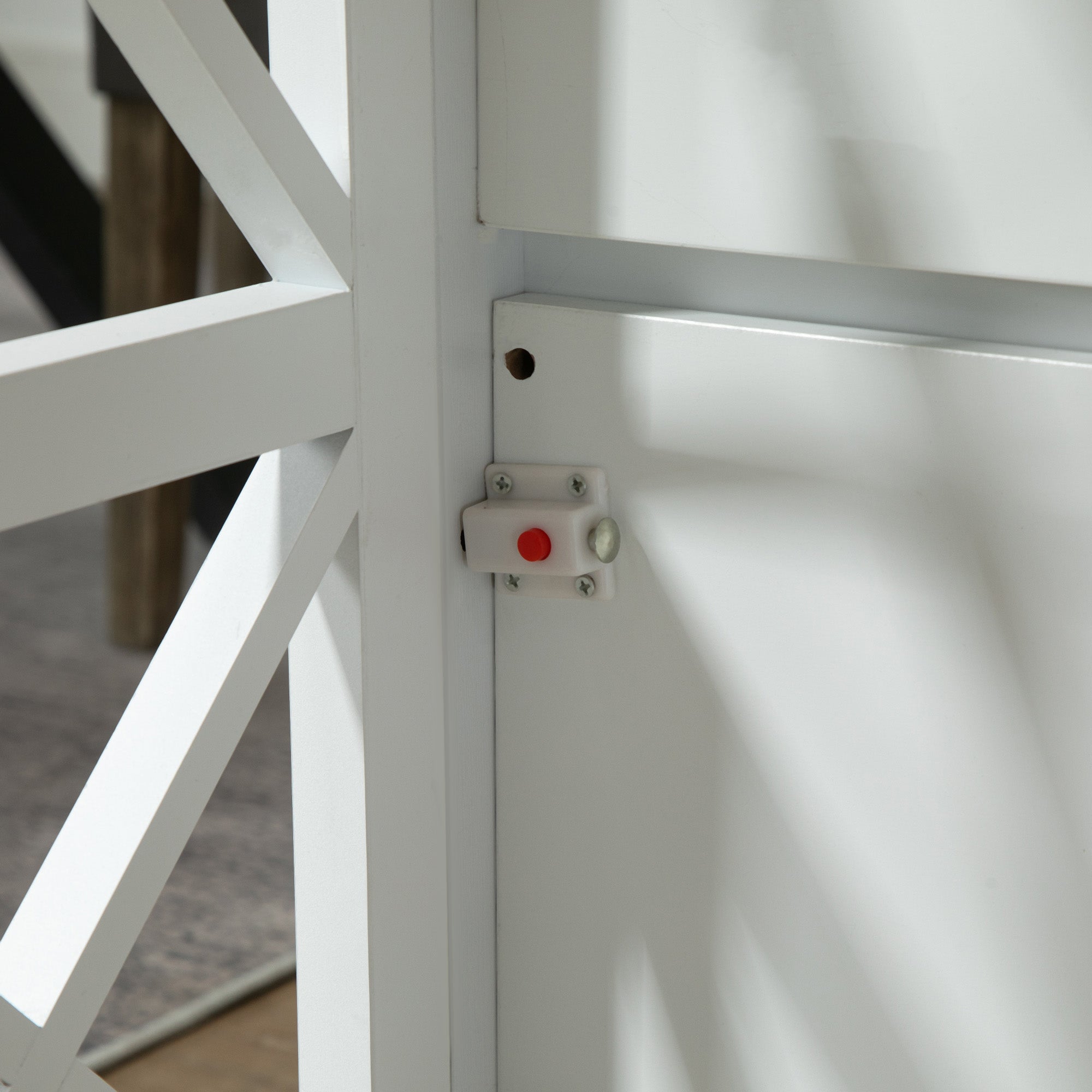 Folding Kitchen Cart Auxiliary Cart with Wheels Vegetable Cart with 2 Shelves for Dining Room Load 40 kg 60x40x84 cm White