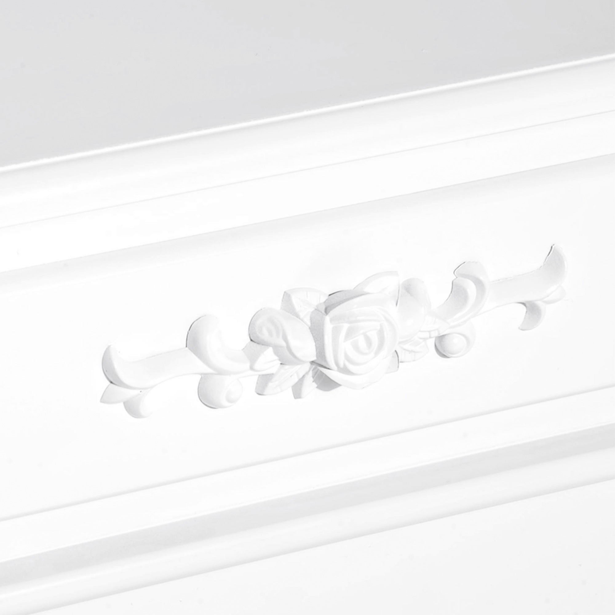 Nightstand with 1 Drawer Wood Side Table for Bedroom Living Room Modern Style 15.75x13.78x23.62 inches White