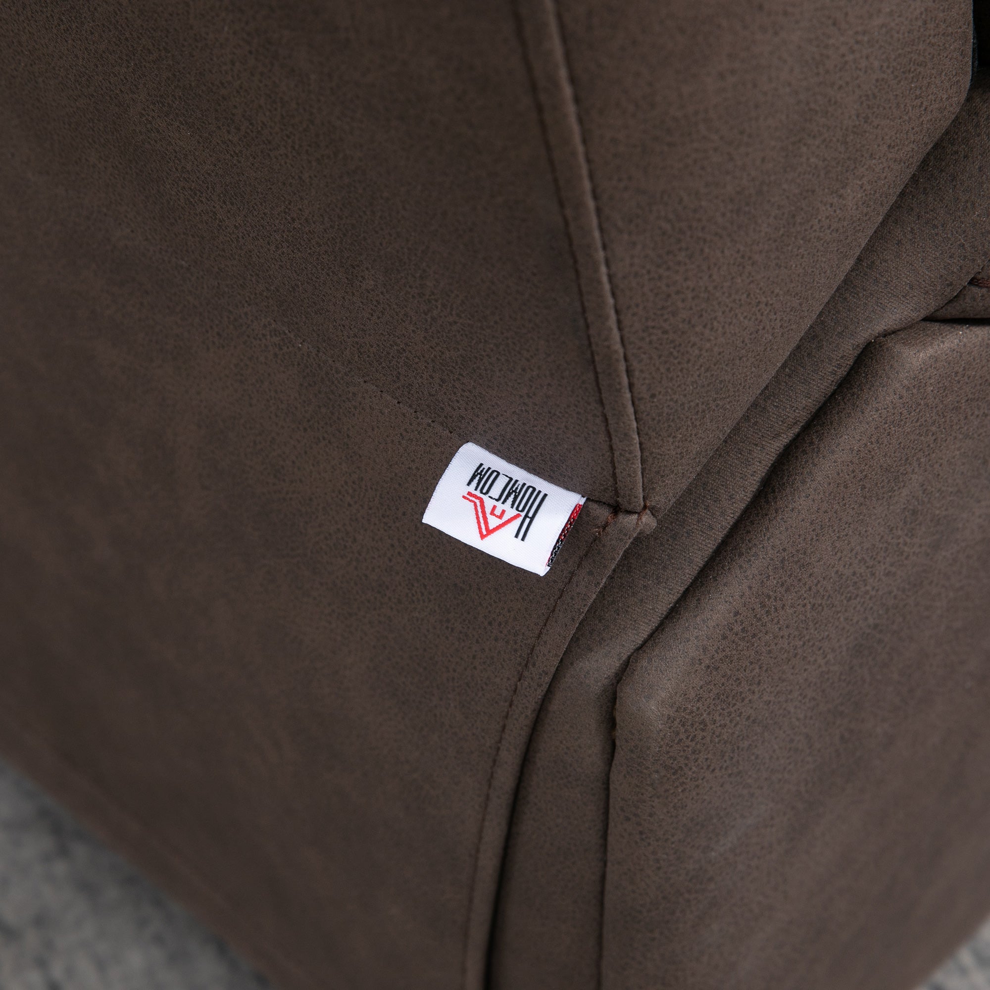 Recliner Chair, TV Armchair with Reclining Function, TV Chair with Footrest Upholstered Reclining Chair, Recliner Chair with Microfiber Leather-Look Cover, up to 150 kg load capacity for Living Room, Brown