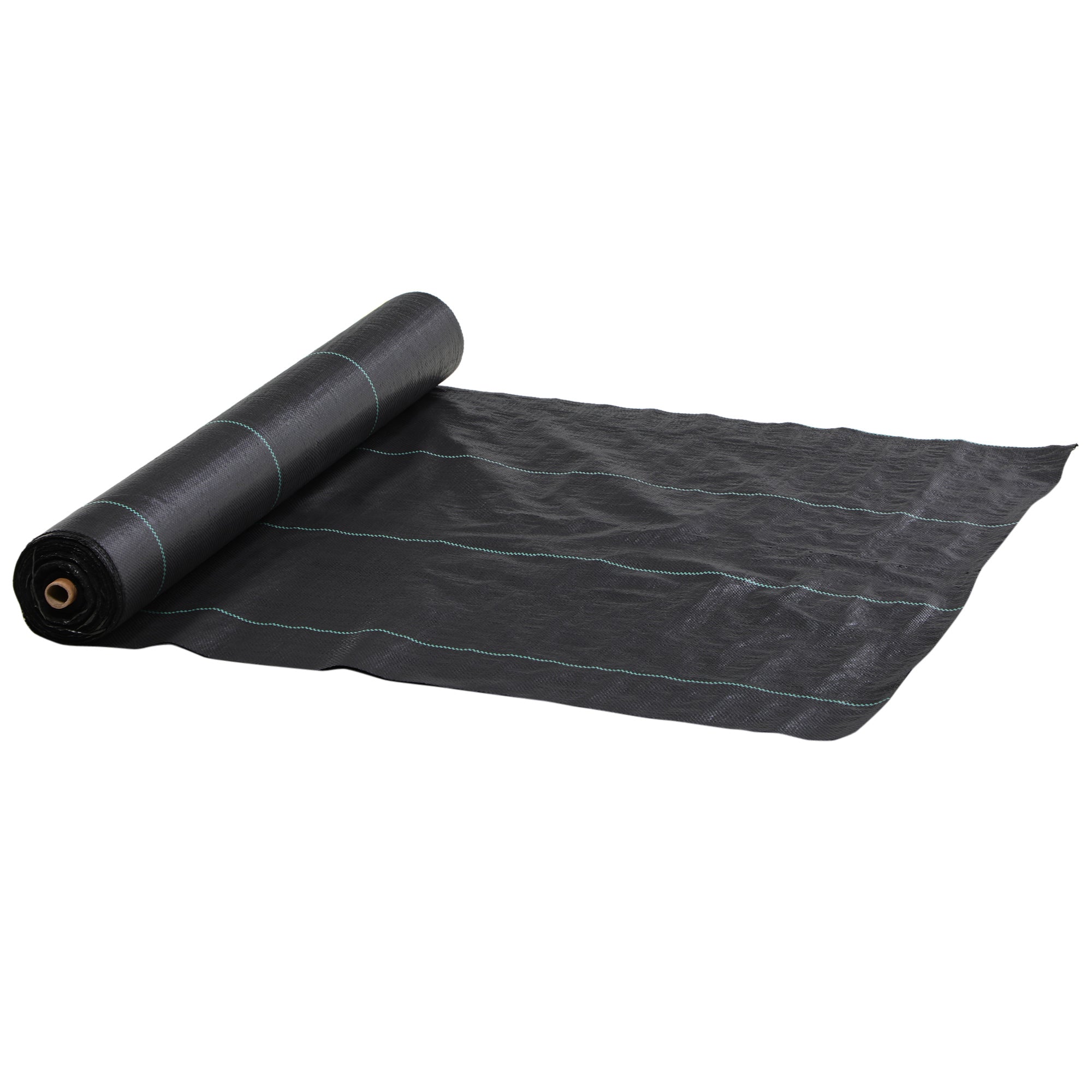 Weed Control Fabric Weed Barrier 2x100 m Geotextile Fabric 60 g/m² for Weed and Garden Weed Control Black Weed Barrier Roll