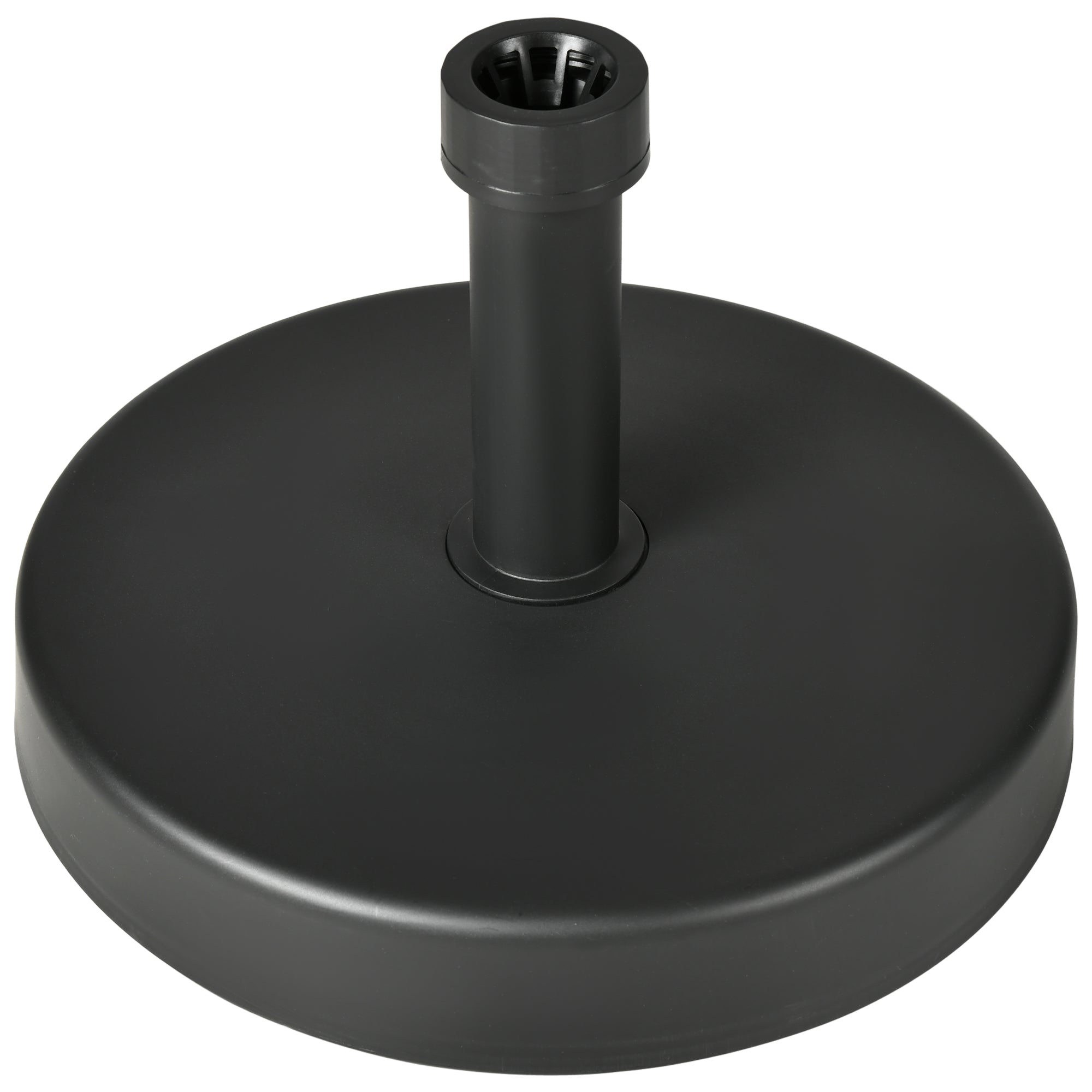 Garden Umbrella Base in PP Plastic, max 18kg Weight, Ø45x33 cm, Black