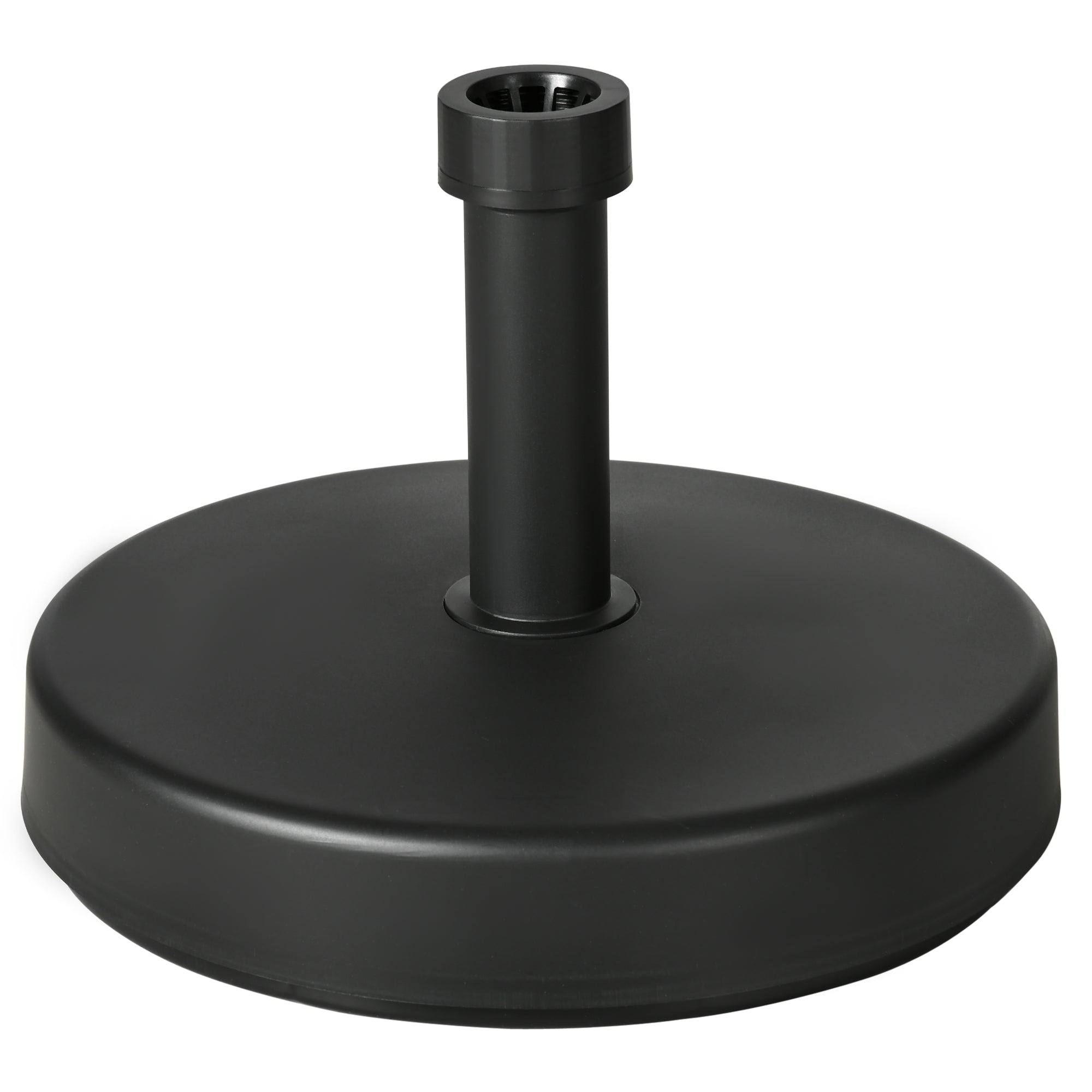 Garden Umbrella Base in PP Plastic, max 18kg Weight, Ø45x33 cm, Black