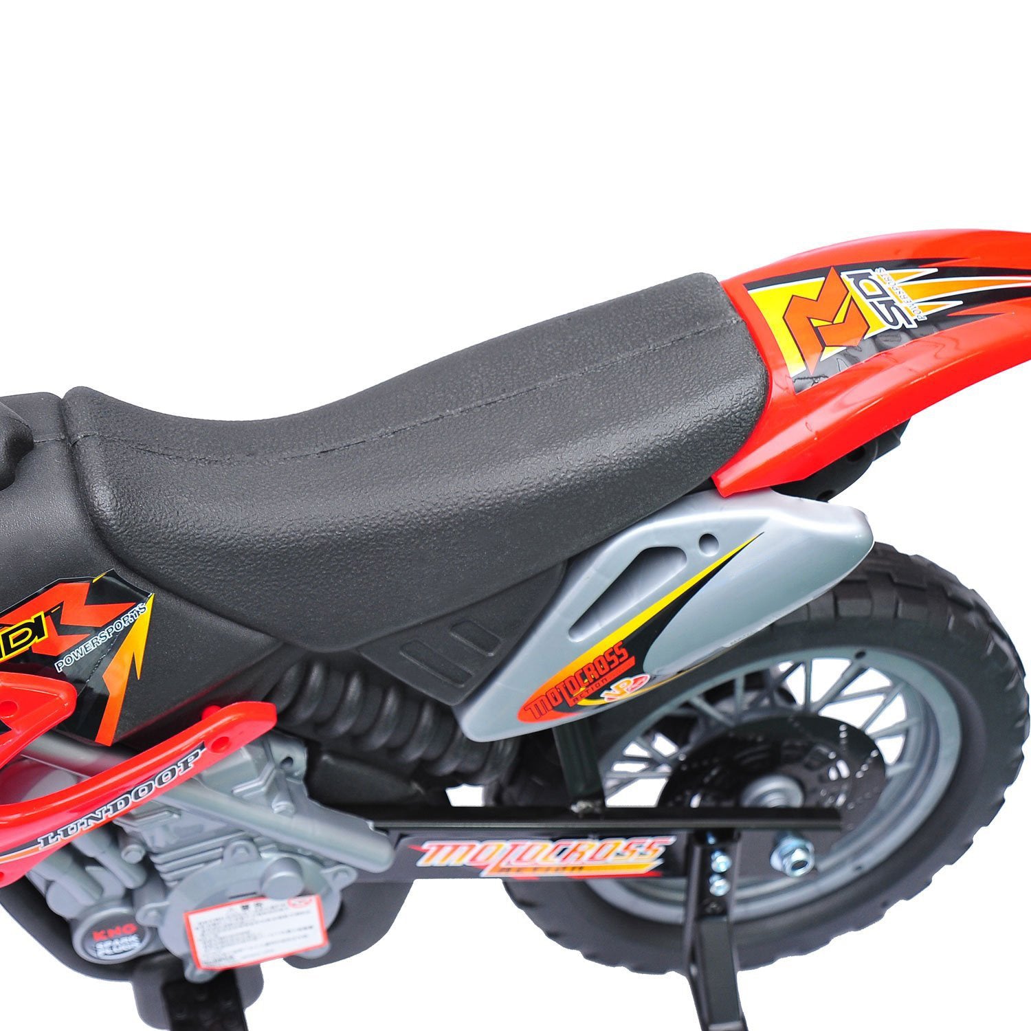 Rechargeable 6V Battery Kids Electric Motorcycle 3+ Years Charger and Support Wheels 102x53x66 cm Red