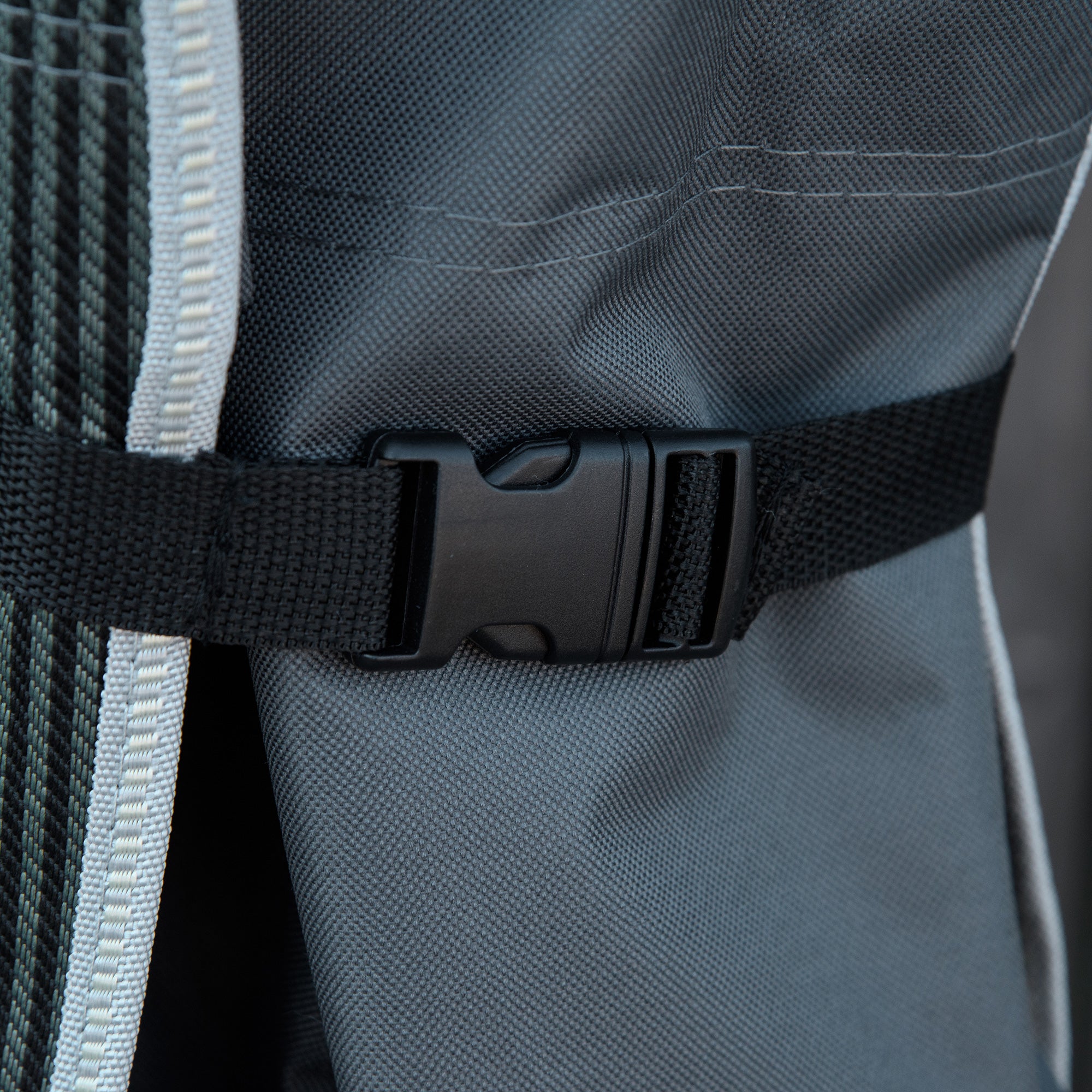 Folding Camping Cot Portable Bed with Pillow Side Pocket Mattress Guest Bed up to 150 kg Capacity Travel Outdoor Oxford Grey 188 x 64.5 x 53 cm