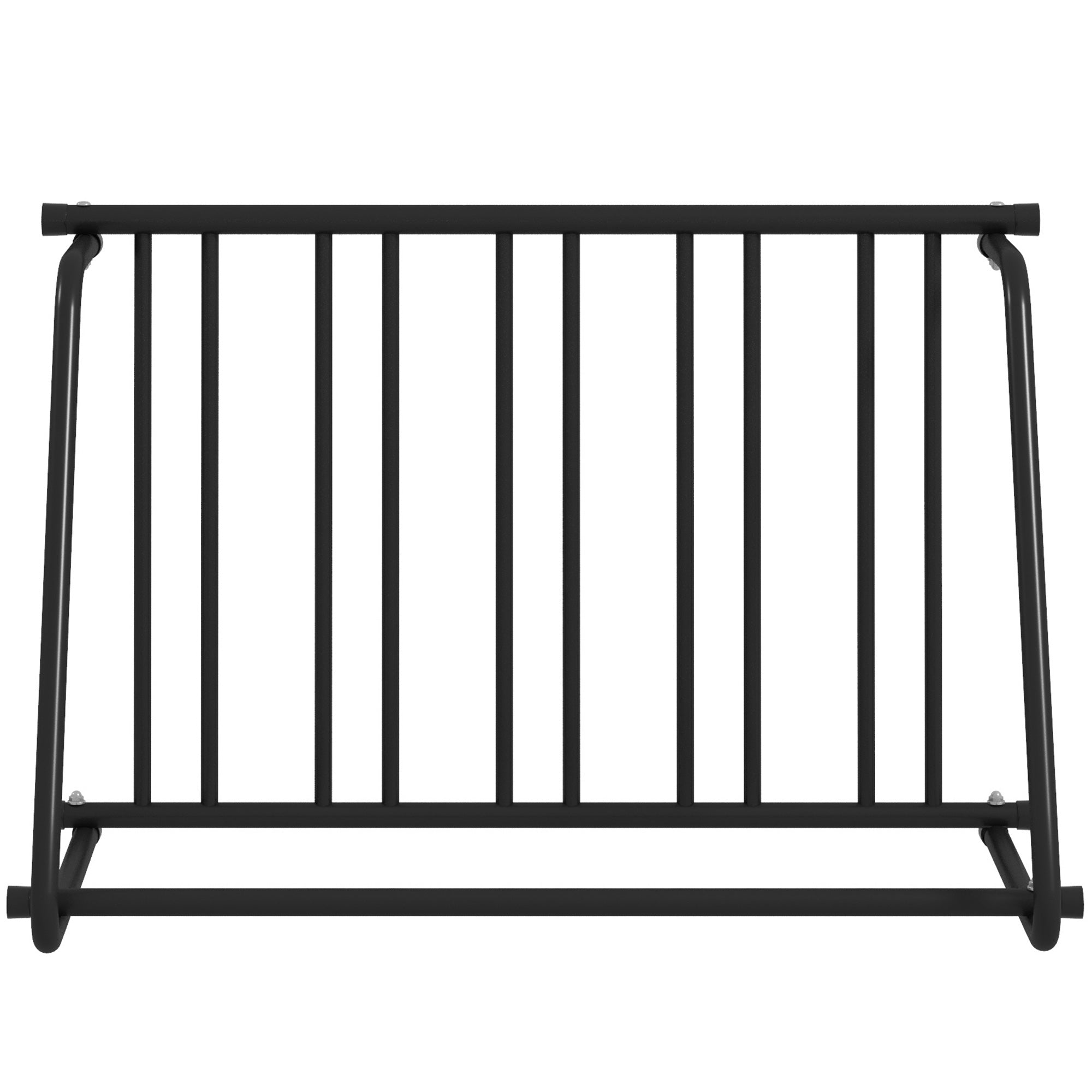 Bike Stand Multiple Rack Stand for Bike, Weatherproof up to 3 Bikes Steel 114 x 58 x 75 cm, Black