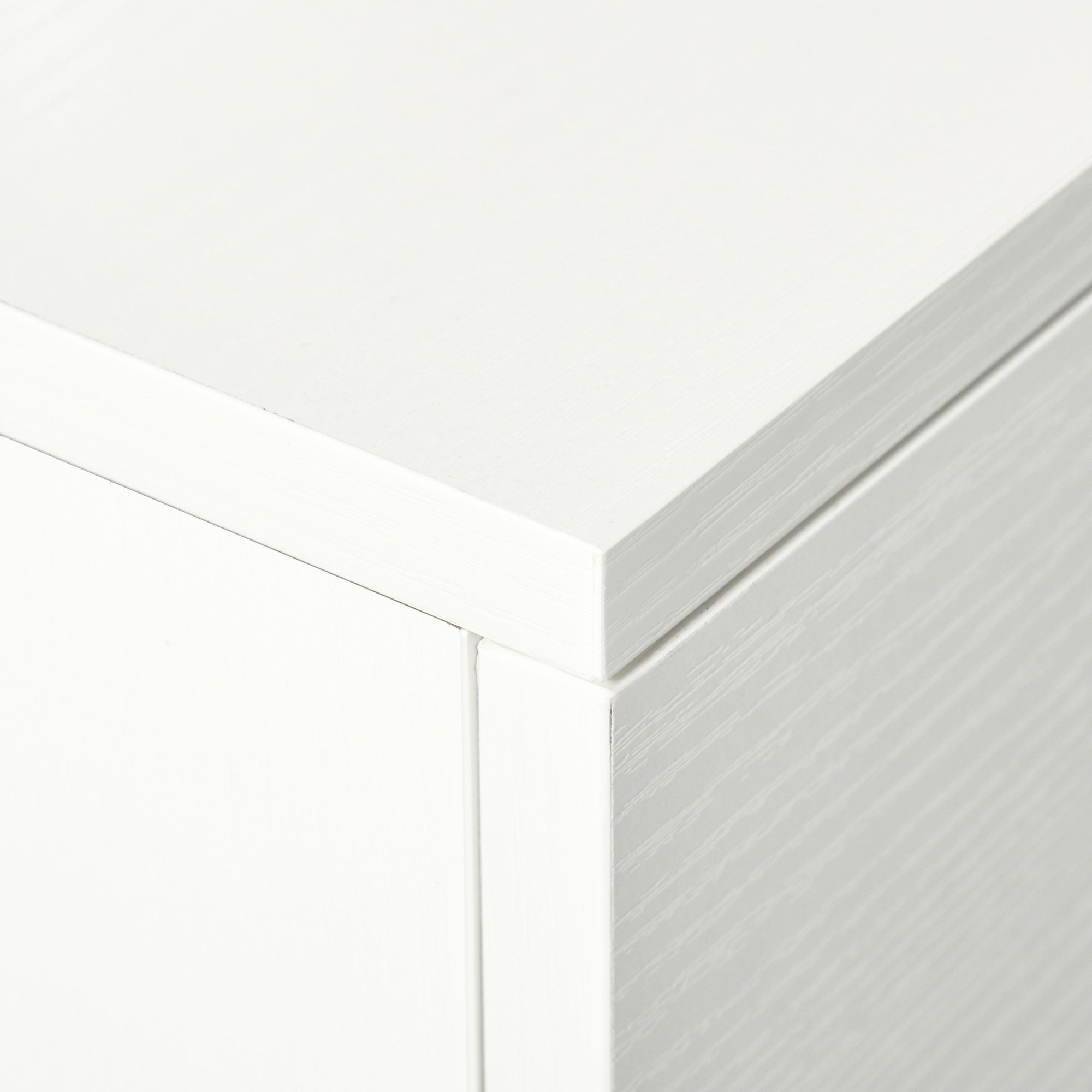 Stackable Desks Set of 2 Computer Desks with Wheels 2 Drawers for Office 100x36x88 cm White