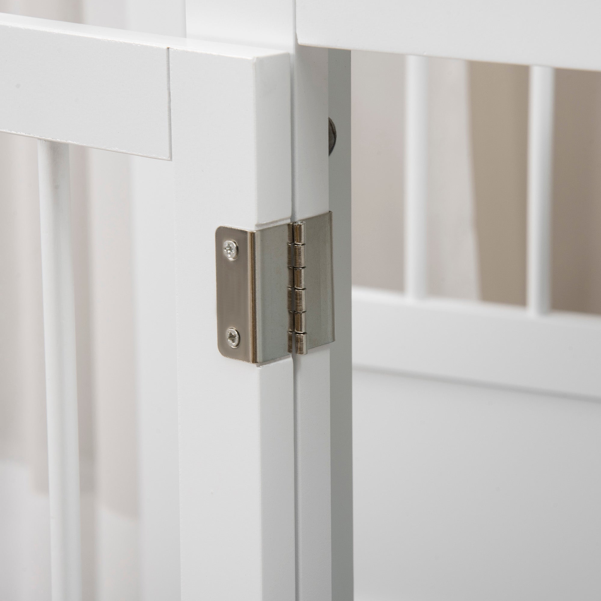 Dog Crate, Furniture with 3 Doors Dog House for Home Indoor, for Small Dogs up to 10 kg, Dog House 78 x 53 x 59.3 cm, White