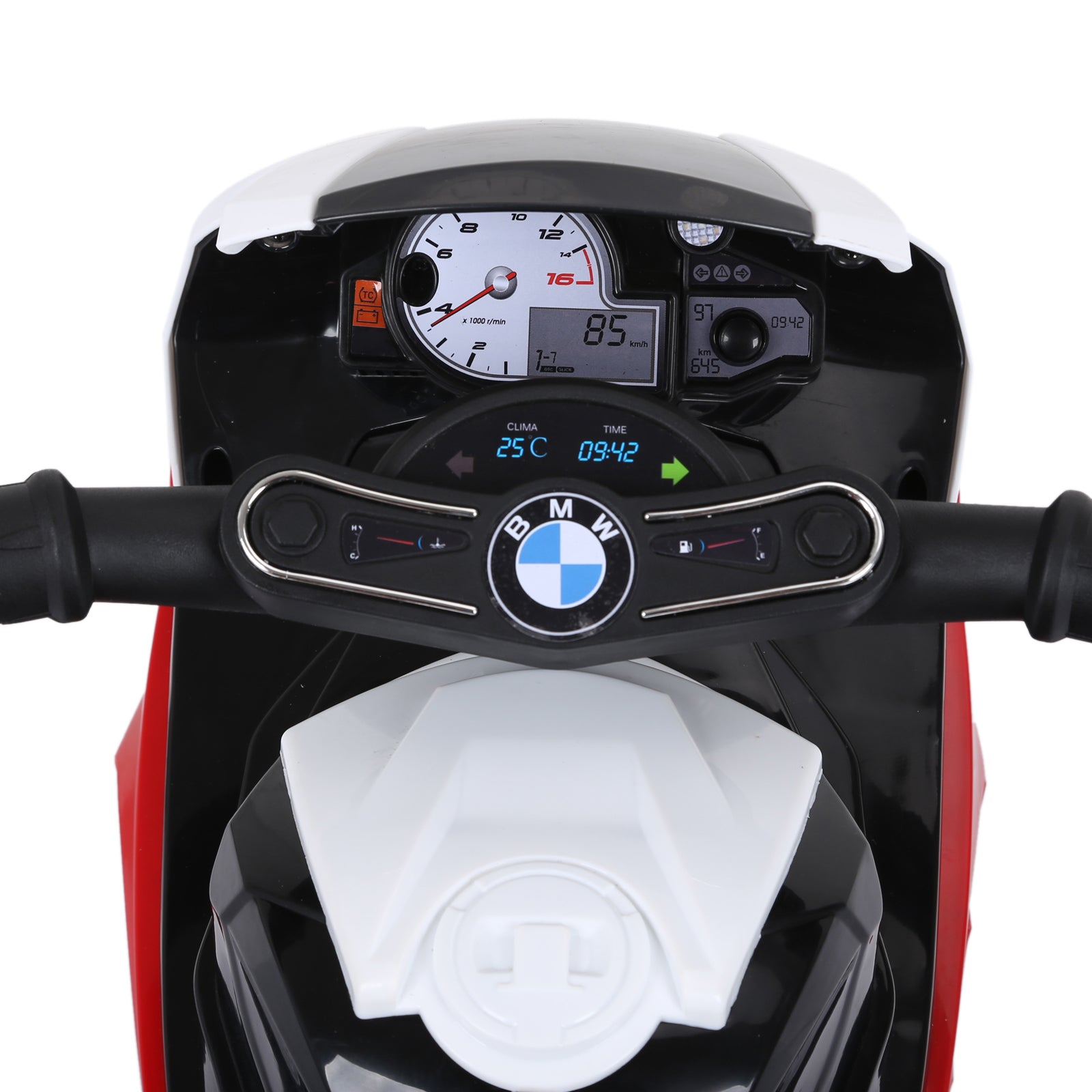 Electric Kids Motorcycle BMW S1000RR Electric Motorbike with Music, Headlights, Kids Electric Motorbike for Children aged 18-36 Months Red