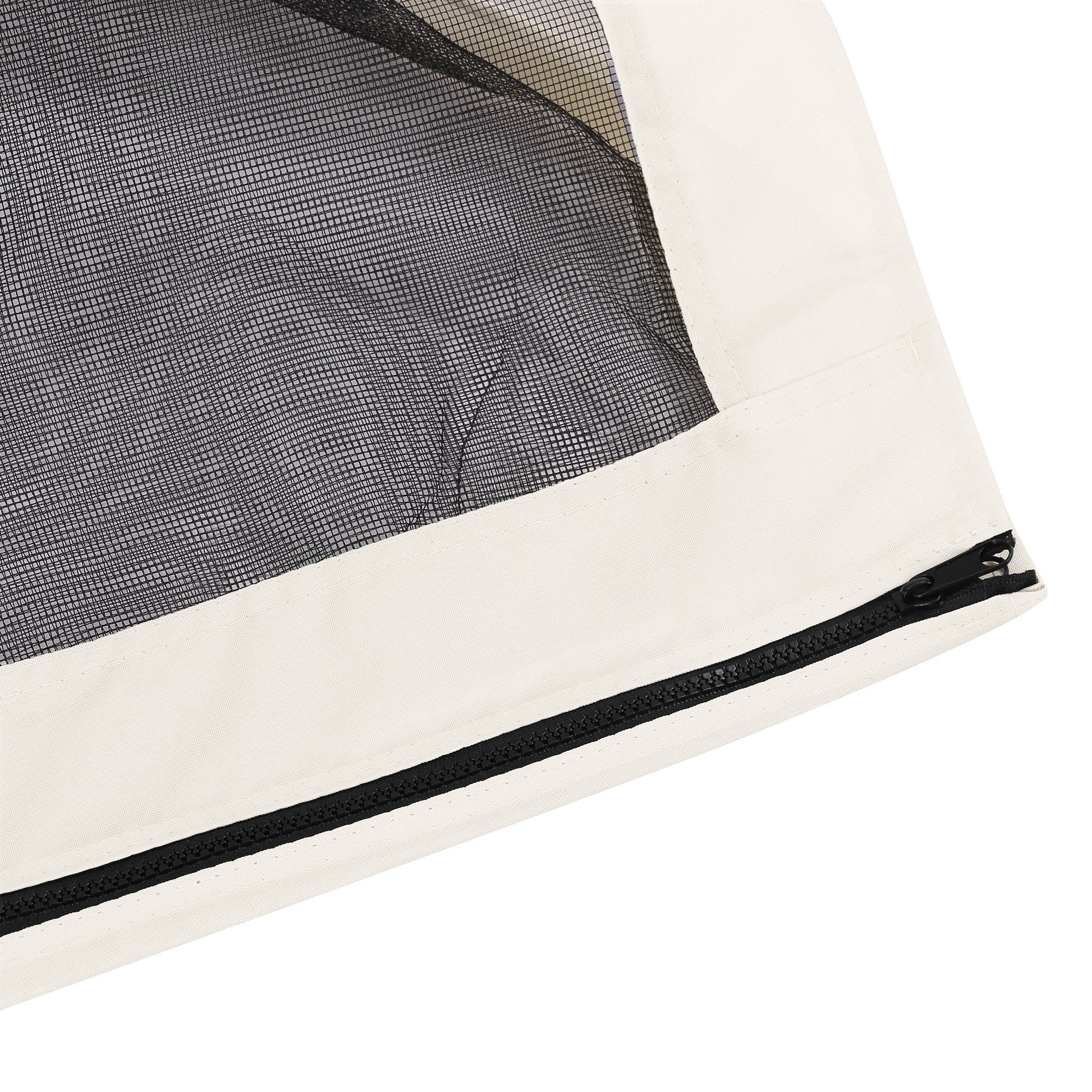 Mosquito Nets for Gazebo Marquee Garden Pavilion 3 x 4 m - set of 4 zippered mosquito nets + attachment hooks - polyester nylon