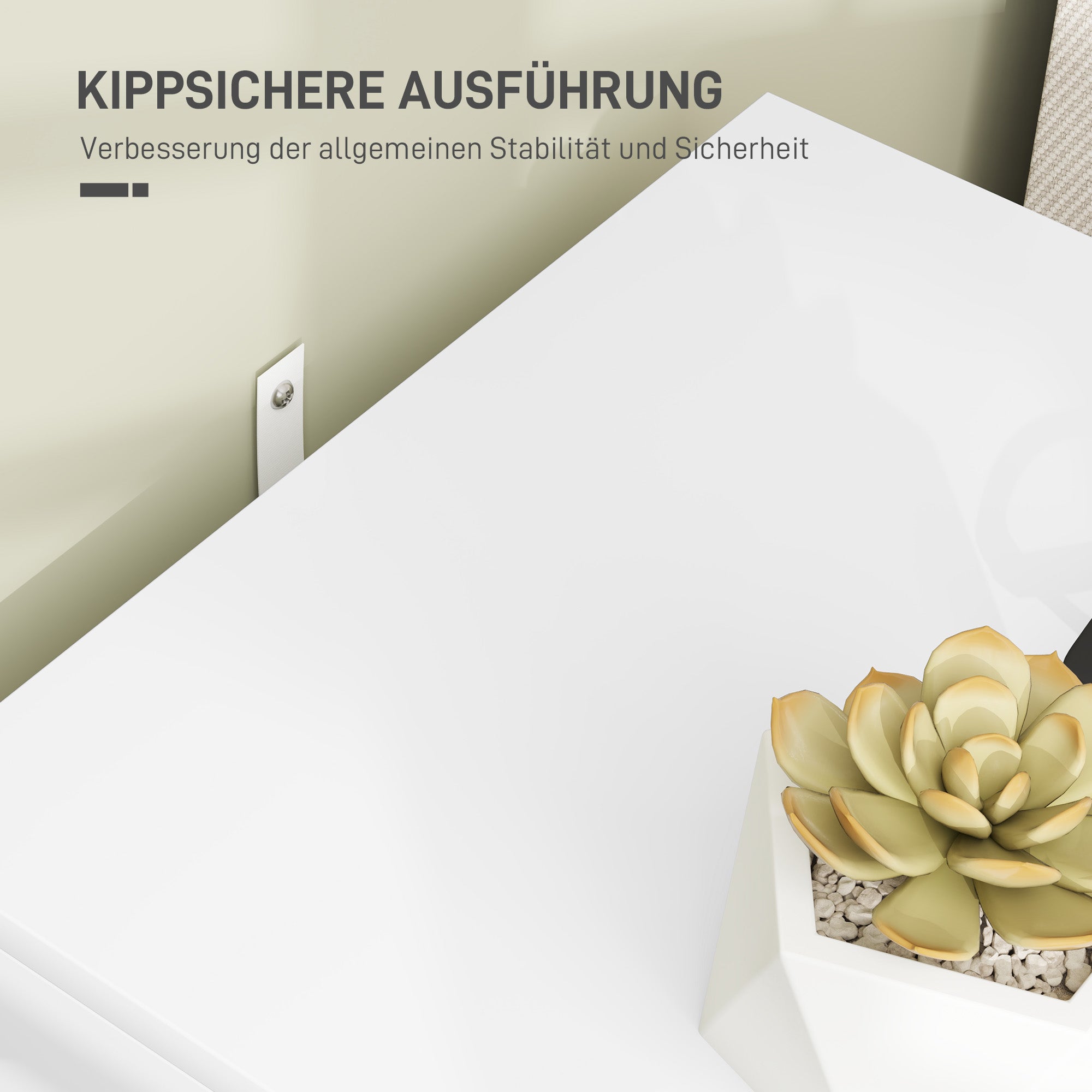 Nightstand with 2 Drawers, Side Table, Bedside Table with Gold-look Handles, Bedside Table for Bedroom, Living Room, 40 x 40 x 50 cm, White