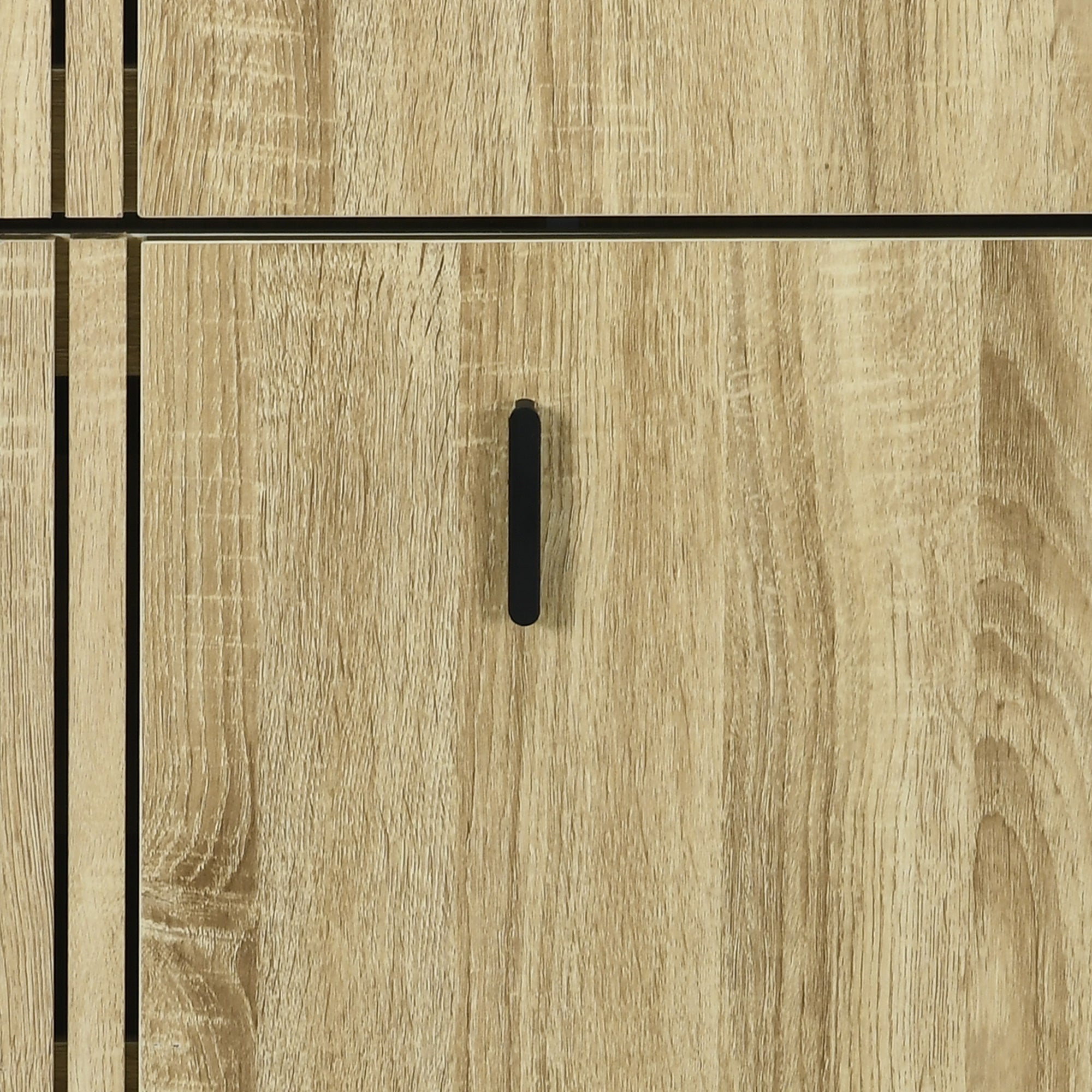 3-Flap Shoe Cabinet, 18 Pairs, 3-Compartment Shoe Cabinet, Large Capacity for Entryway, Hallway, Living Room, 63 x 24 x 117 cm, Oak