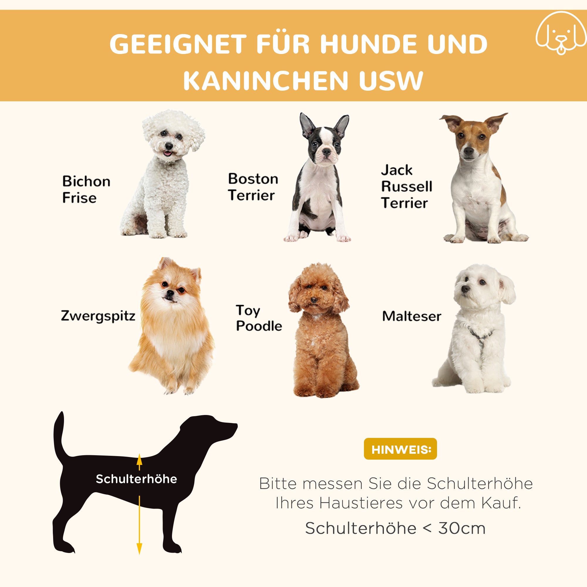 Puppy Playpen Puppy Run for Pets, 6 Pieces 60 cm Puppy Fence, DIY Playpen, Playpen with Door, Metal, Multicolored