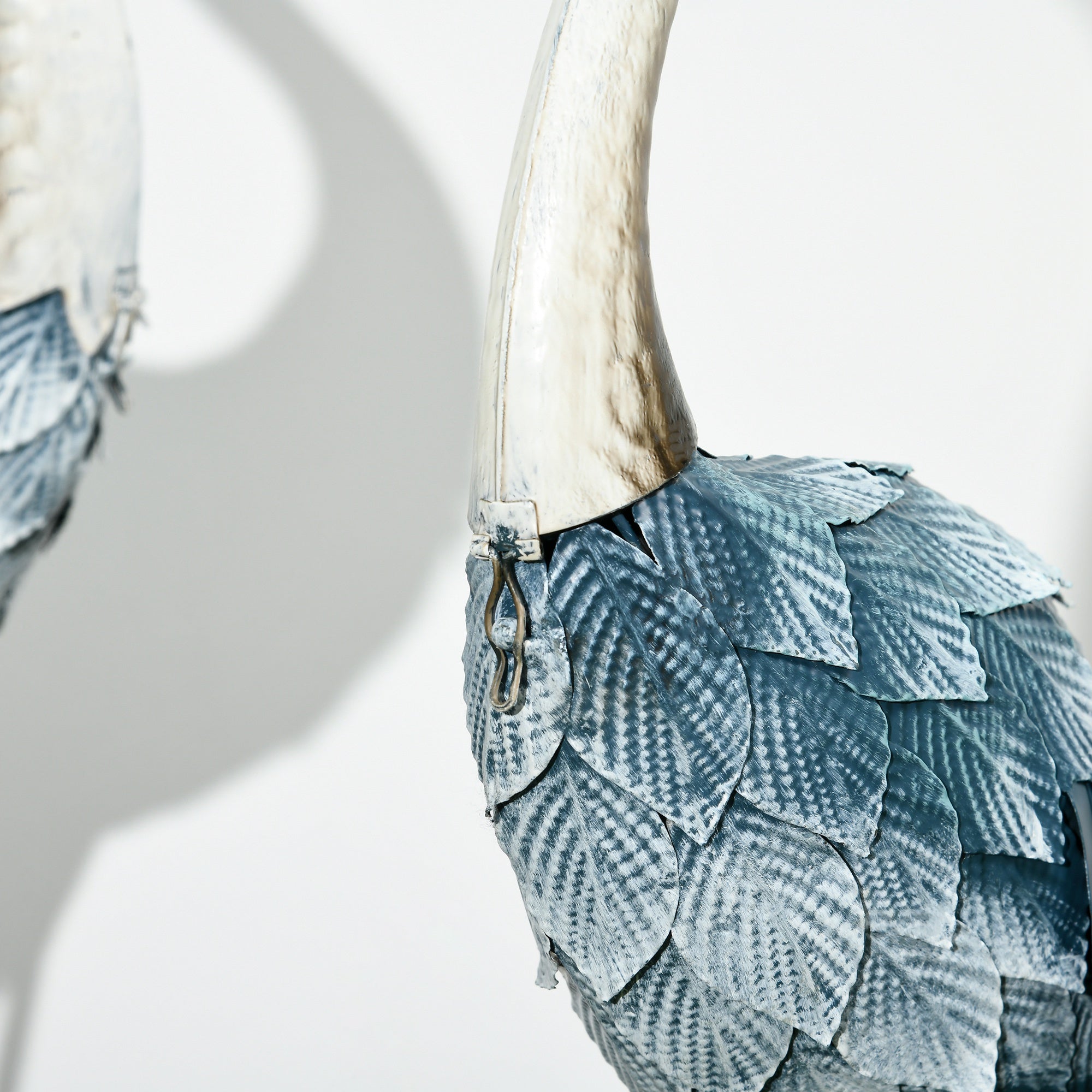 2-Piece Garden Statue Cranes, 72.5/74 cm Garden Figure, Weather-Resistant Outdoor Ornament, Sculpture, Garden Decor for Balcony, Terrace