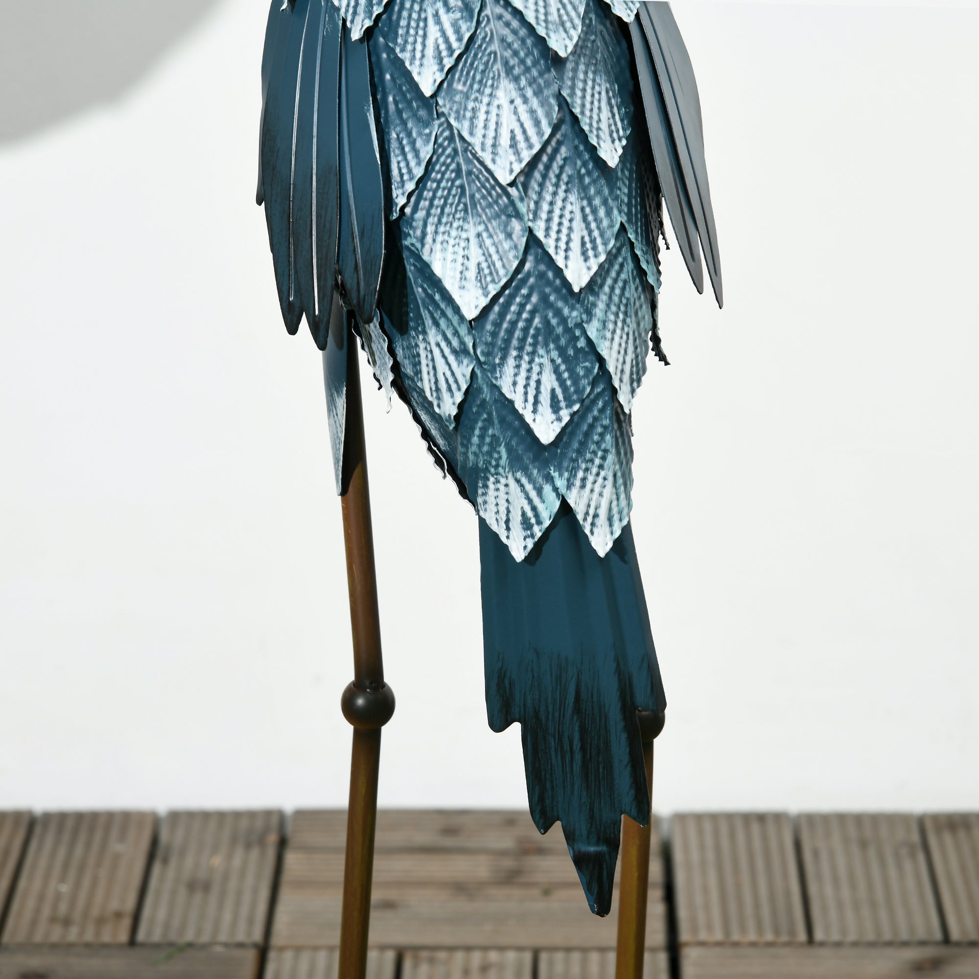 2-Piece Garden Statue Cranes, 72.5/74 cm Garden Figure, Weather-Resistant Outdoor Ornament, Sculpture, Garden Decor for Balcony, Terrace