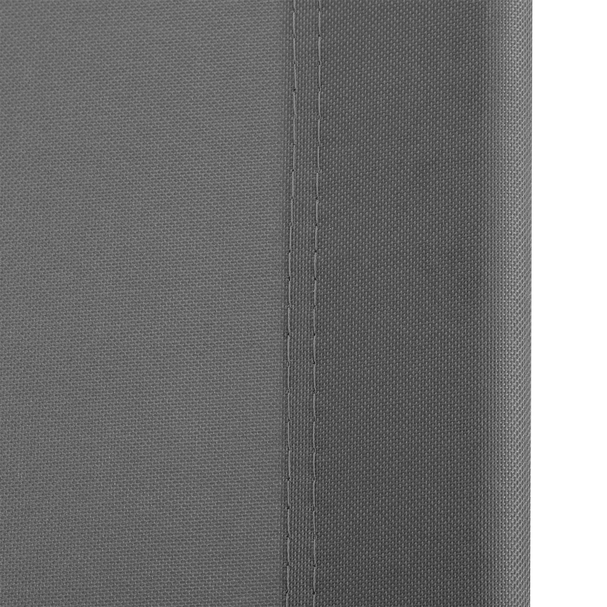 2-Pack Folding Sun Loungers with 5-Position Adjustable Backrest, Weather-Resistant Outdoor Recliners for Pool & Beach, Dark Gray