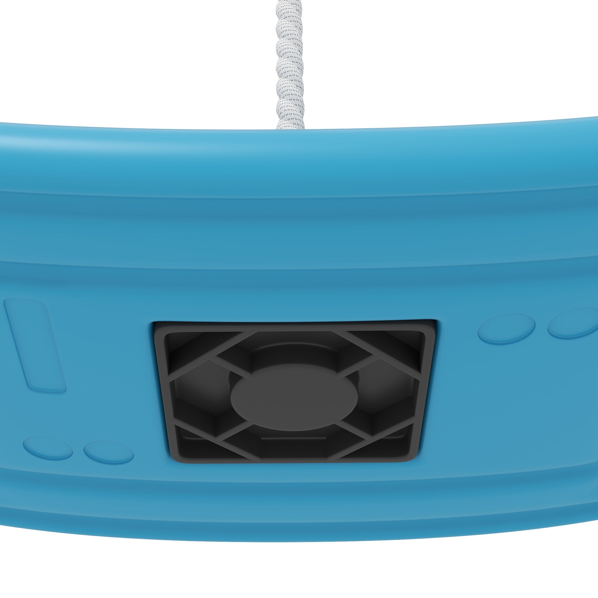 Children's Swing for Outdoor and Indoor, Indoor Swing Seat with Adjustable Rope, Carabiner, Max. 70 kg Load Capacity, for Children from 6 to 10 years old, Blue