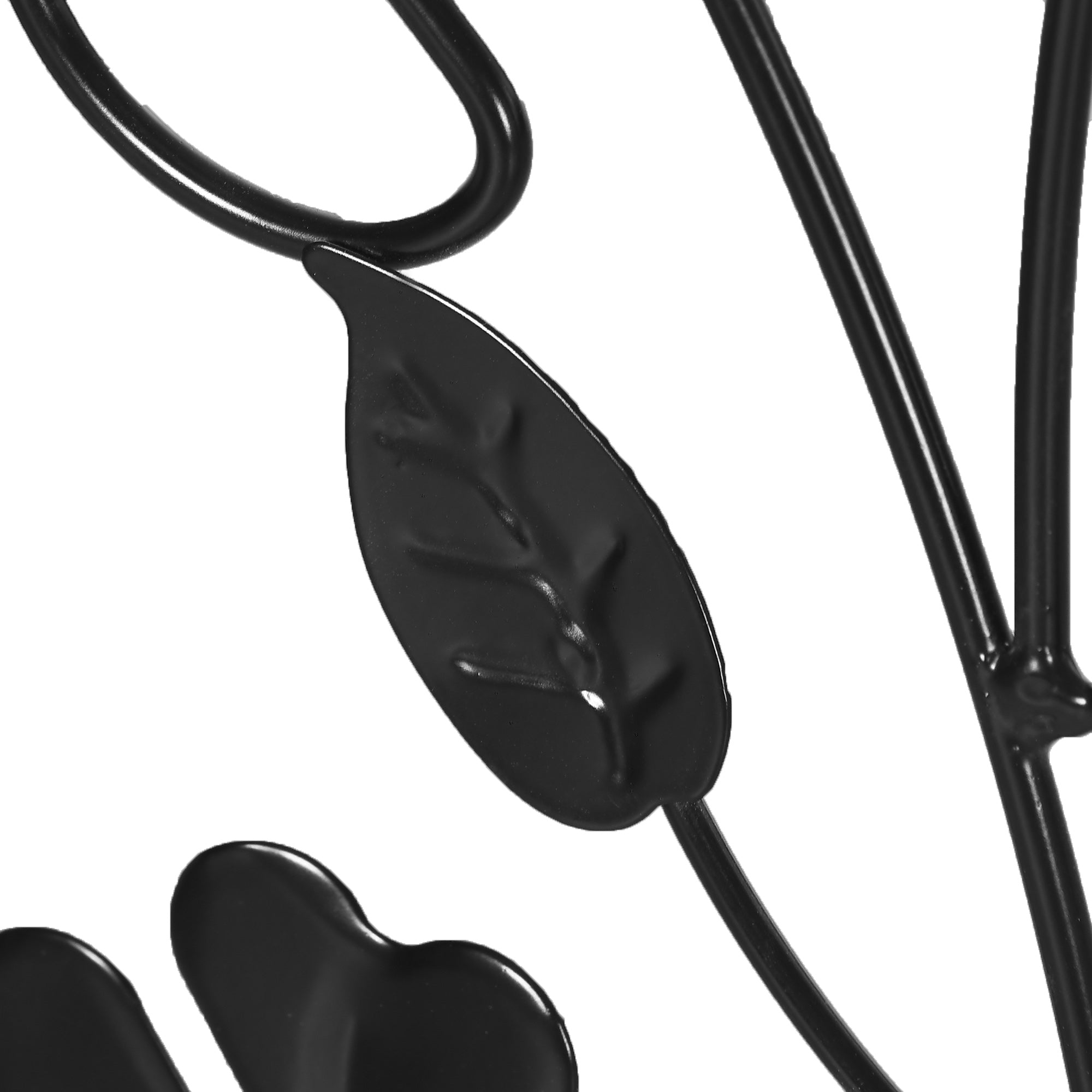 Metal Trellis 2-Piece Set for Climbing Plants Trellis 38 x 98 cm Garden Trellis for Indoor Plants Plant Trellis for Flowers Climbing Plants Black