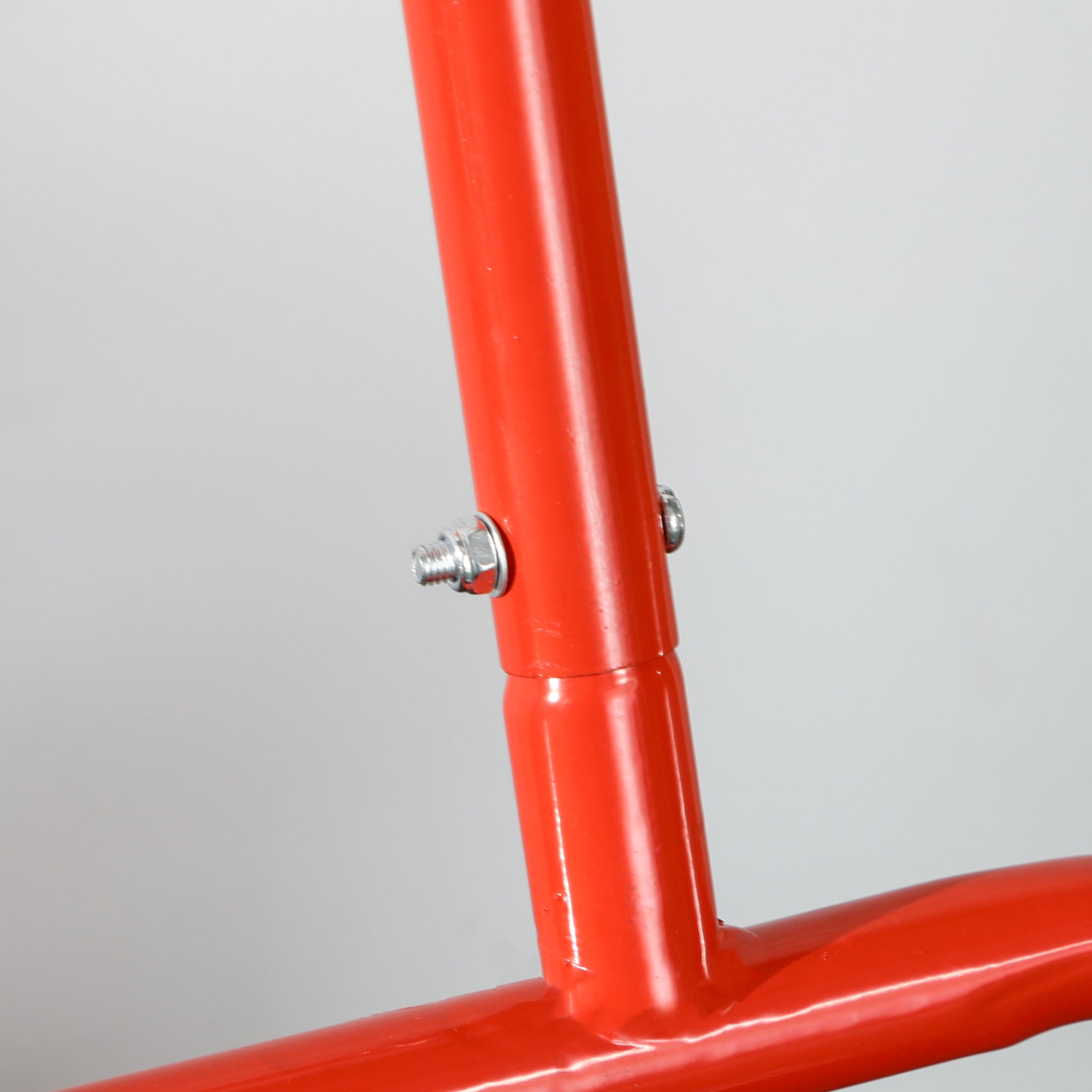 Steel Garden Lawn Roller with Handle dim. 59L x 32W x 113H cm Max Weight 38 L Red Black