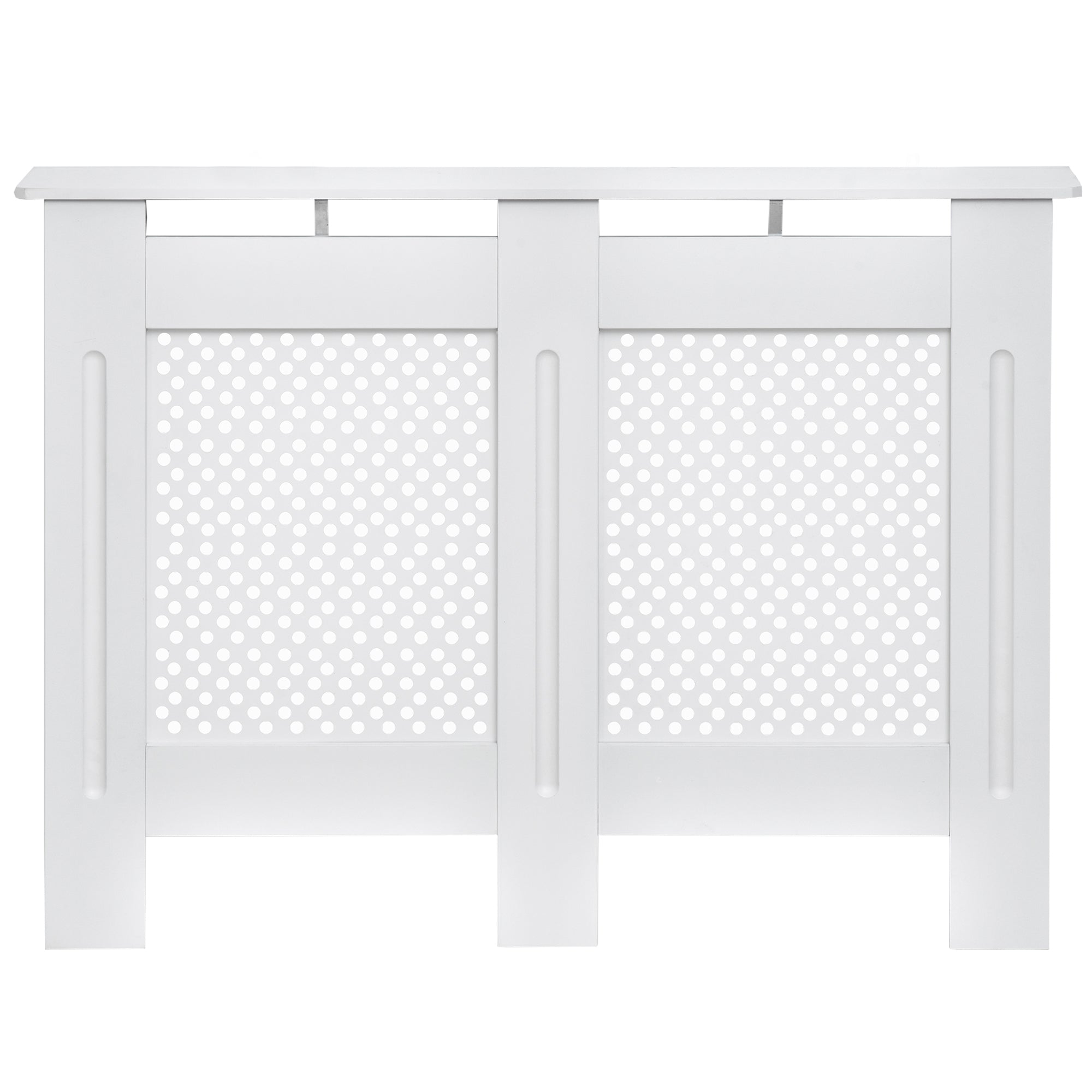 Radiator Cover Radiator Cabinet Wall Shelf for Radiator Modern Design MDF 111.5x19x82 cm