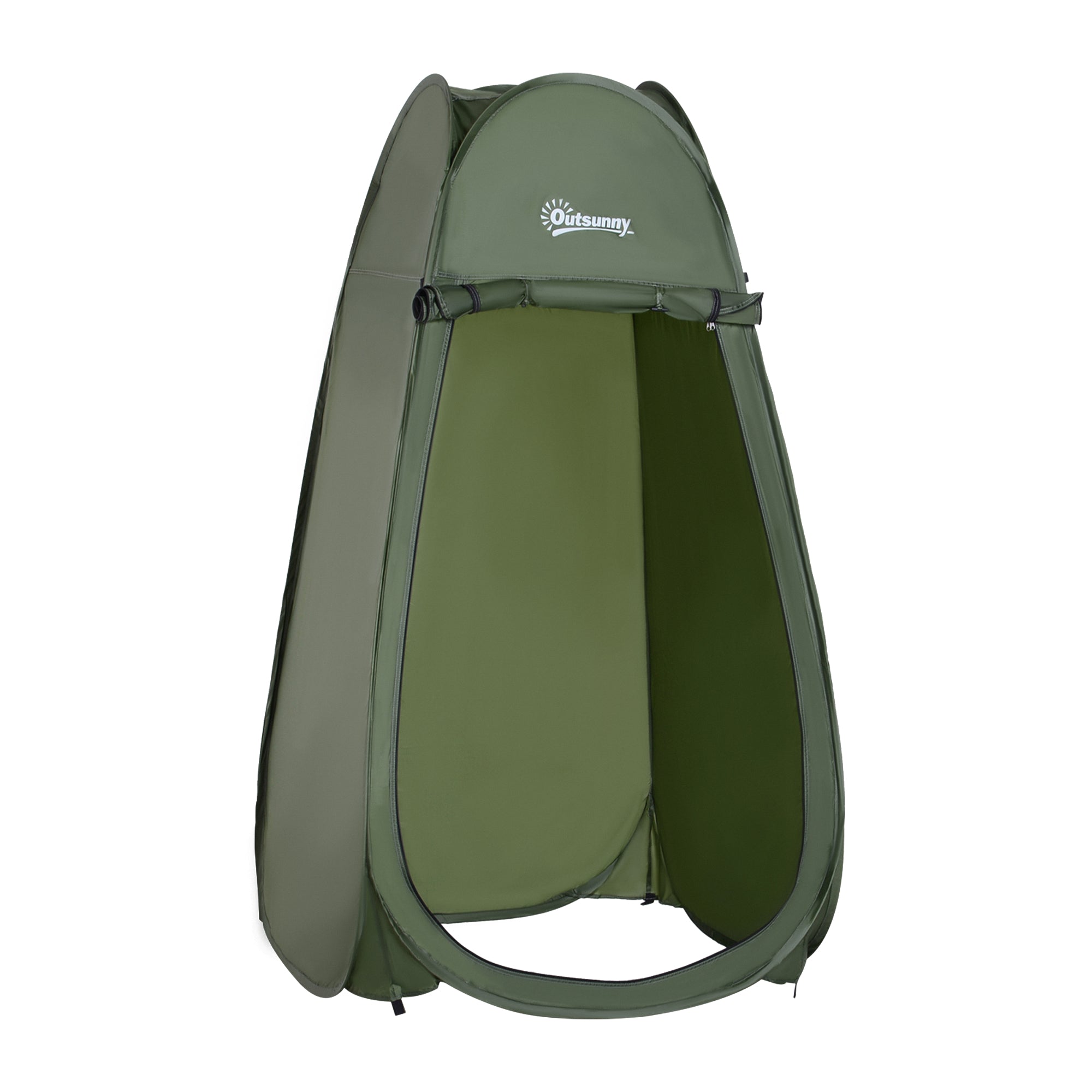 Pop Up Shower Tent Instant Camping Tent with UV Protection Waterproof Roof and Handle for Camping Cycling Bathroom Shower Beach 100x100x185 cm Green