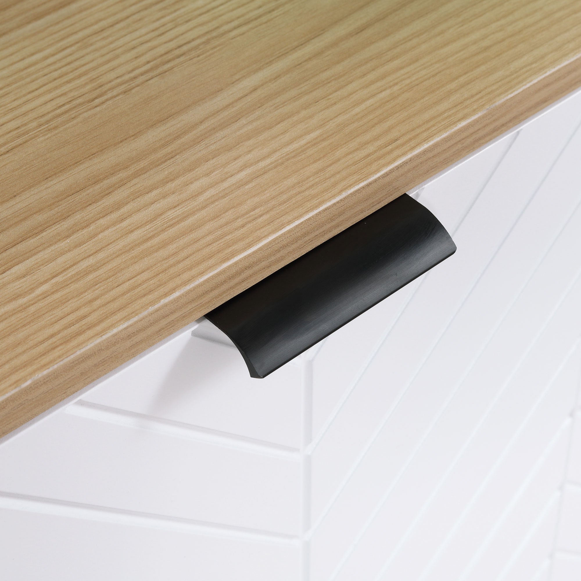 Kitchen Sideboard Kitchen Furniture with 4 Herringbone Pattern Doors Wood Legs and Adjustable Shelves Buffet Cabinet for Dining Room Living Room 120x35x77.4 cm White and Natural