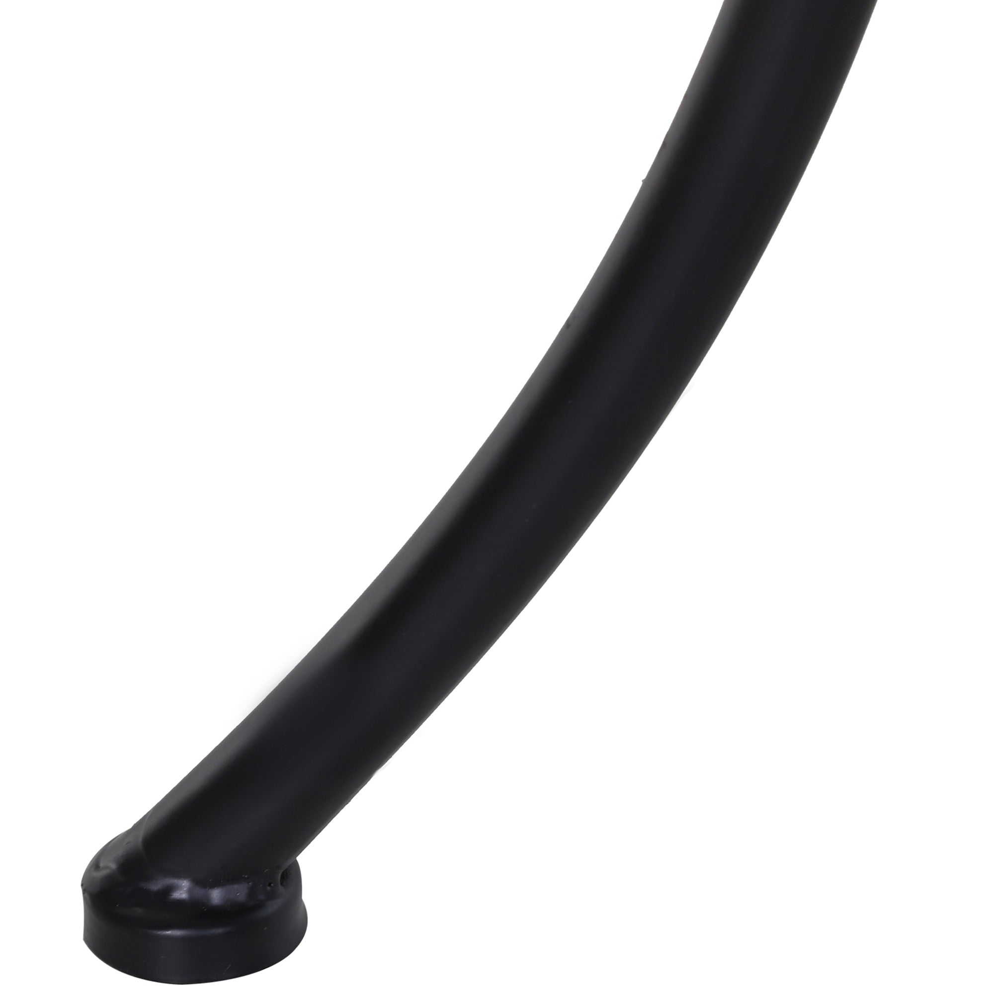 Side Table Garden Table 45 x 45 x 50 cm Rectangular Weatherproof Mesh-Style Balcony Table Metal Camping Table Coffee Table for Living Room Office Outdoor Indoor Black