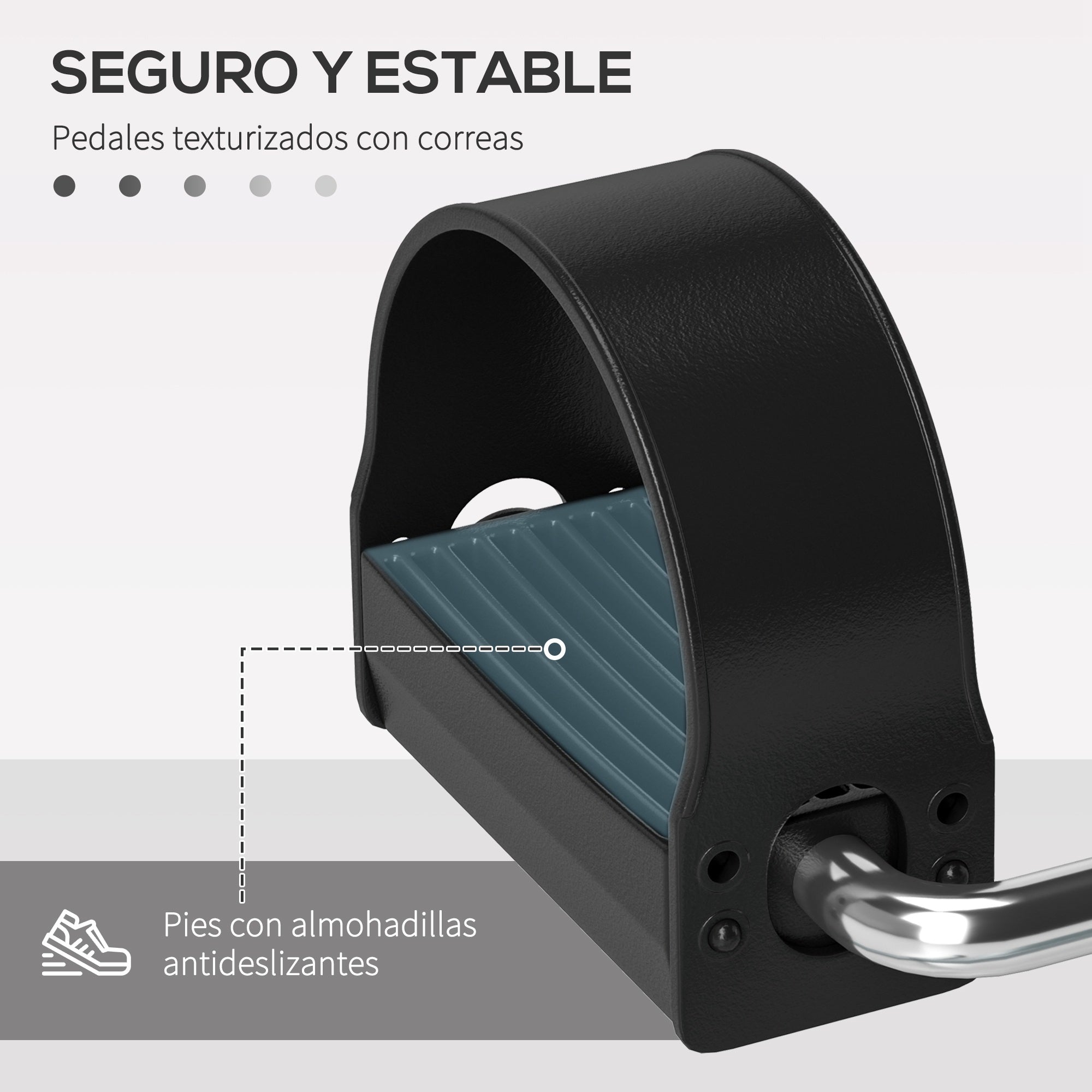 Mini Steel Static Exercise Bike 2-in-1 Arm and Leg Exercise Device Portable Design for Fitness Enthusiasts at Home or Office 40x53x29cm