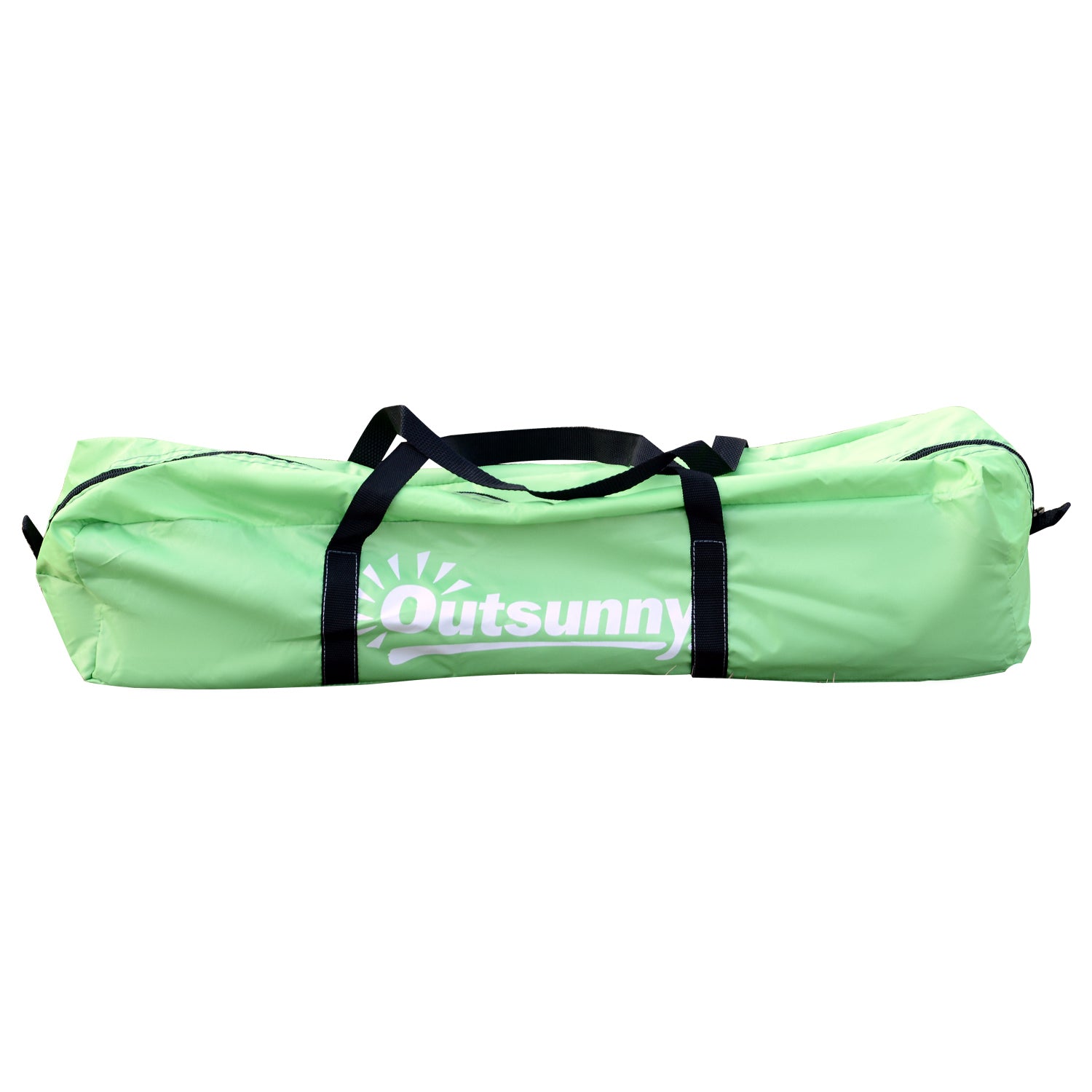Portable Green 3x3m Double Beach Tent, UV Protection, Parasol Awning for Camping, Picnic, Waterproof Shade Tarp with Carrying Bag
