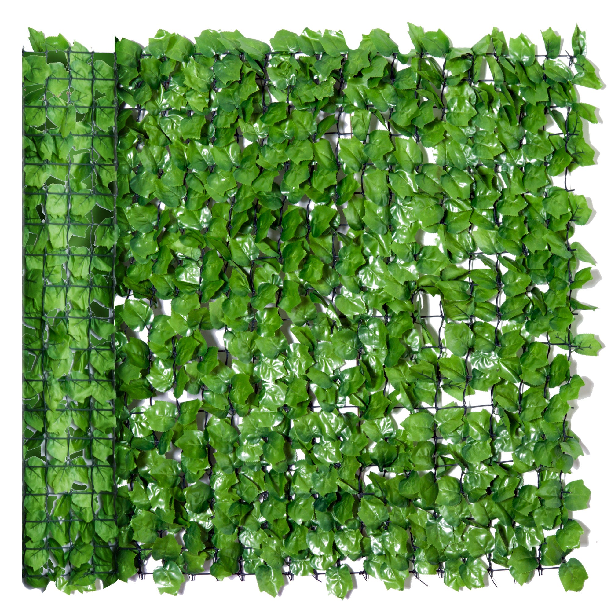 Artificial Hedge Privacy Screen, UV Protected Privacy Screen, Green Balcony Privacy Screen, Fence Privacy Screen with Leaves, Hedge Fence, Wall Artificial 300 x 100 cm for Garden Wedding