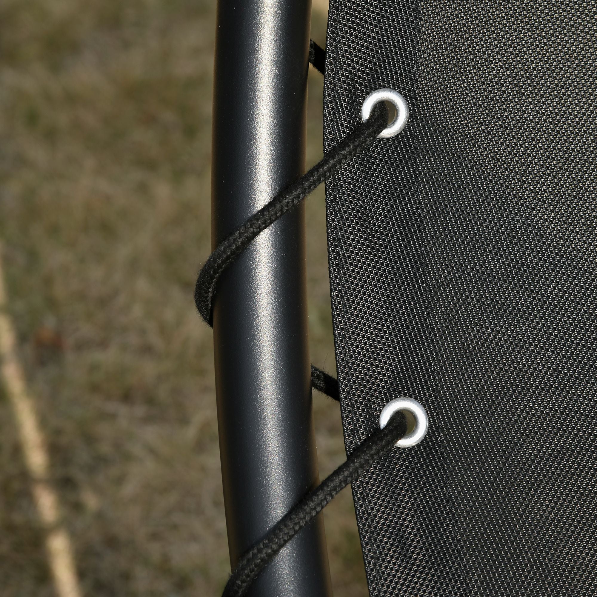 Rocking Sun Lounger Rocking Chair Recliner with Canopy Garden Balcony Office Dark Gray 185 x 114 x 190 cm